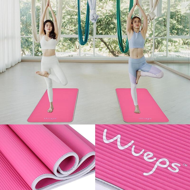 Yoga Mat / Tapis de Yoga Epaisseur 10mm Rose