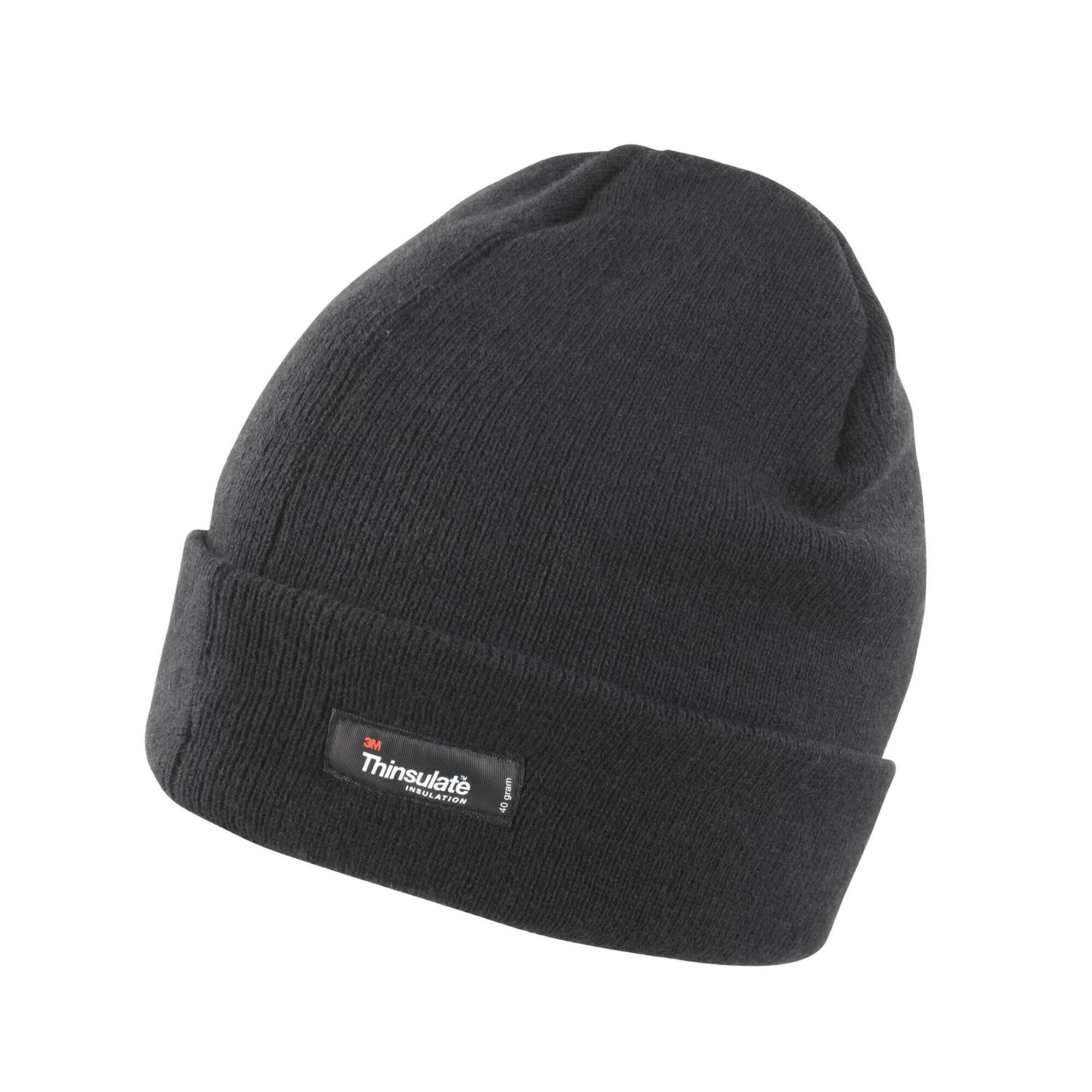 Result Winter Essentials Unisex Adult Ribbed Thinsulate Lightweight Beanie