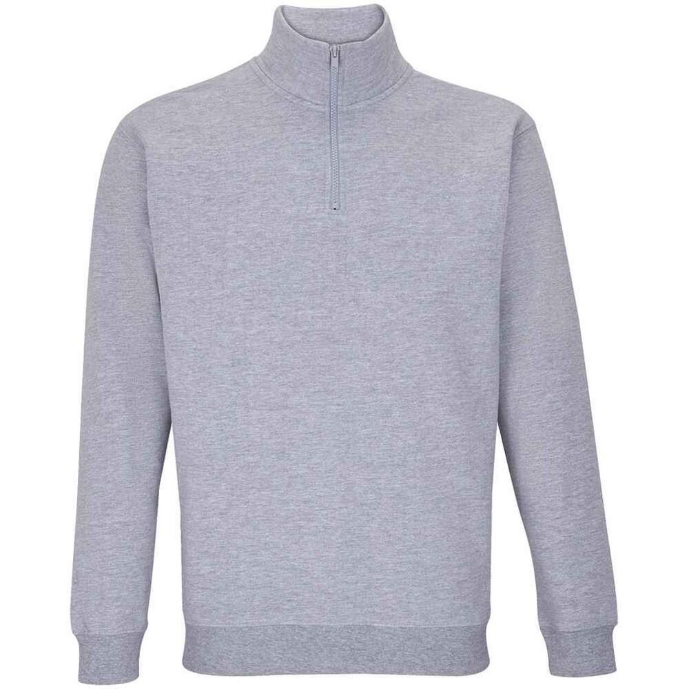 SOLS Unisex Adult Conrad Marl Quarter Zip Sweatshirt