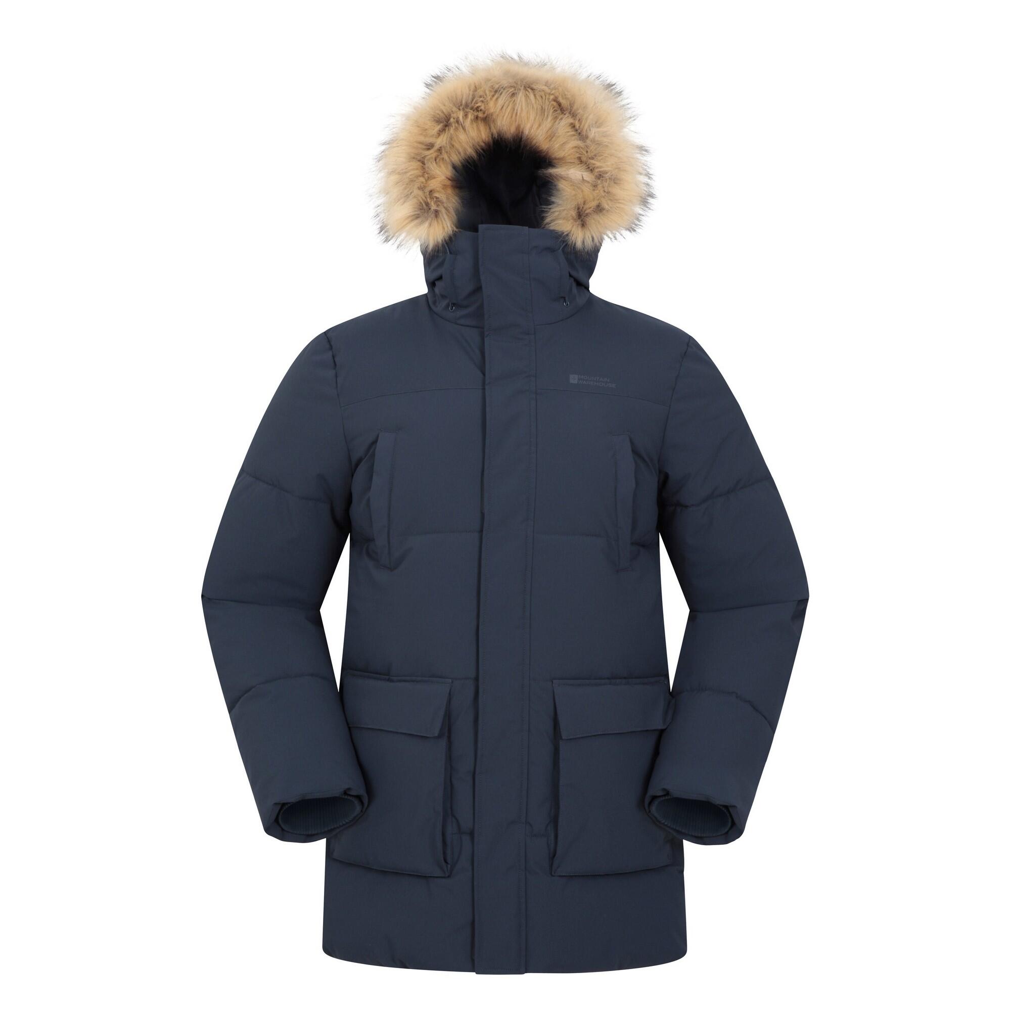 Mountain Warehouse Mens Fern Water Resistant Padded Parka