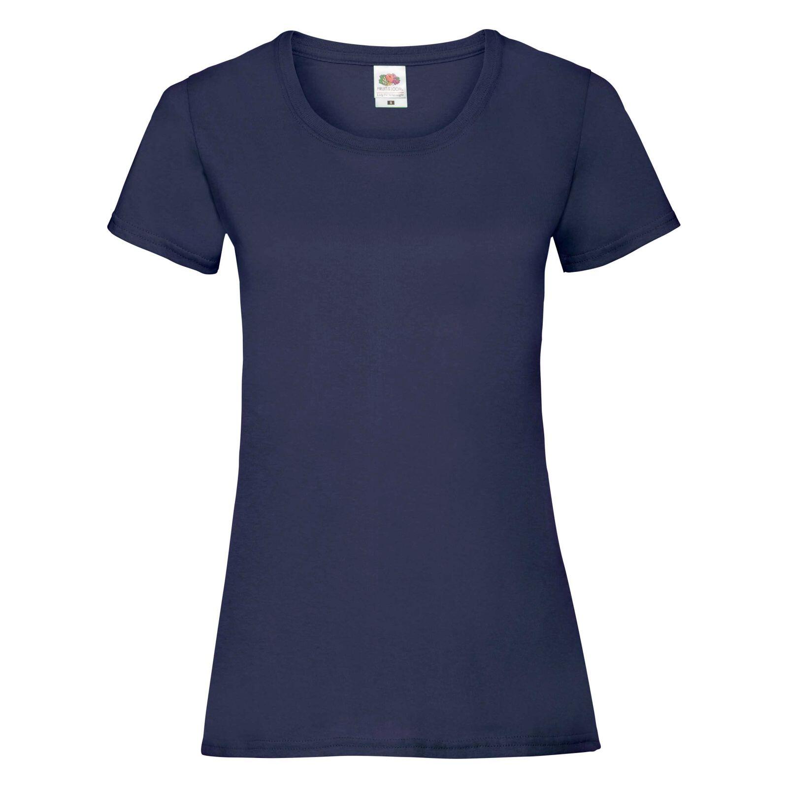 Fruit Of The Loom Ladies/Womens Lady-Fit Valueweight Short Sleeve T-Shirt (Pack