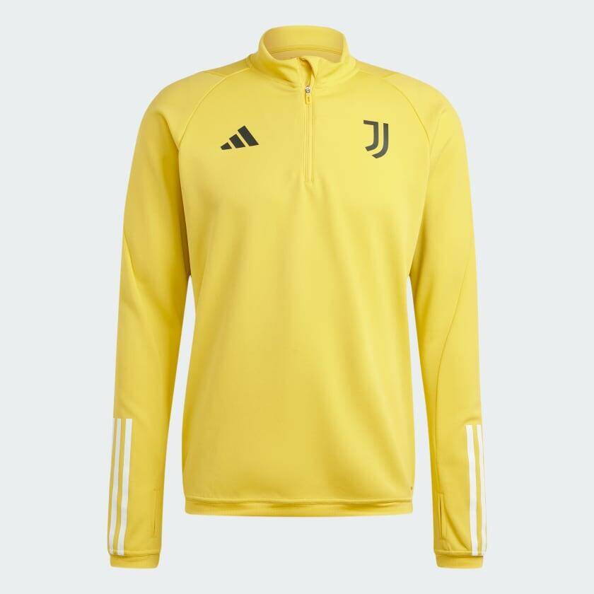 Adidas JUVE TR TOP Men Football Tarck Top Yellow -  3