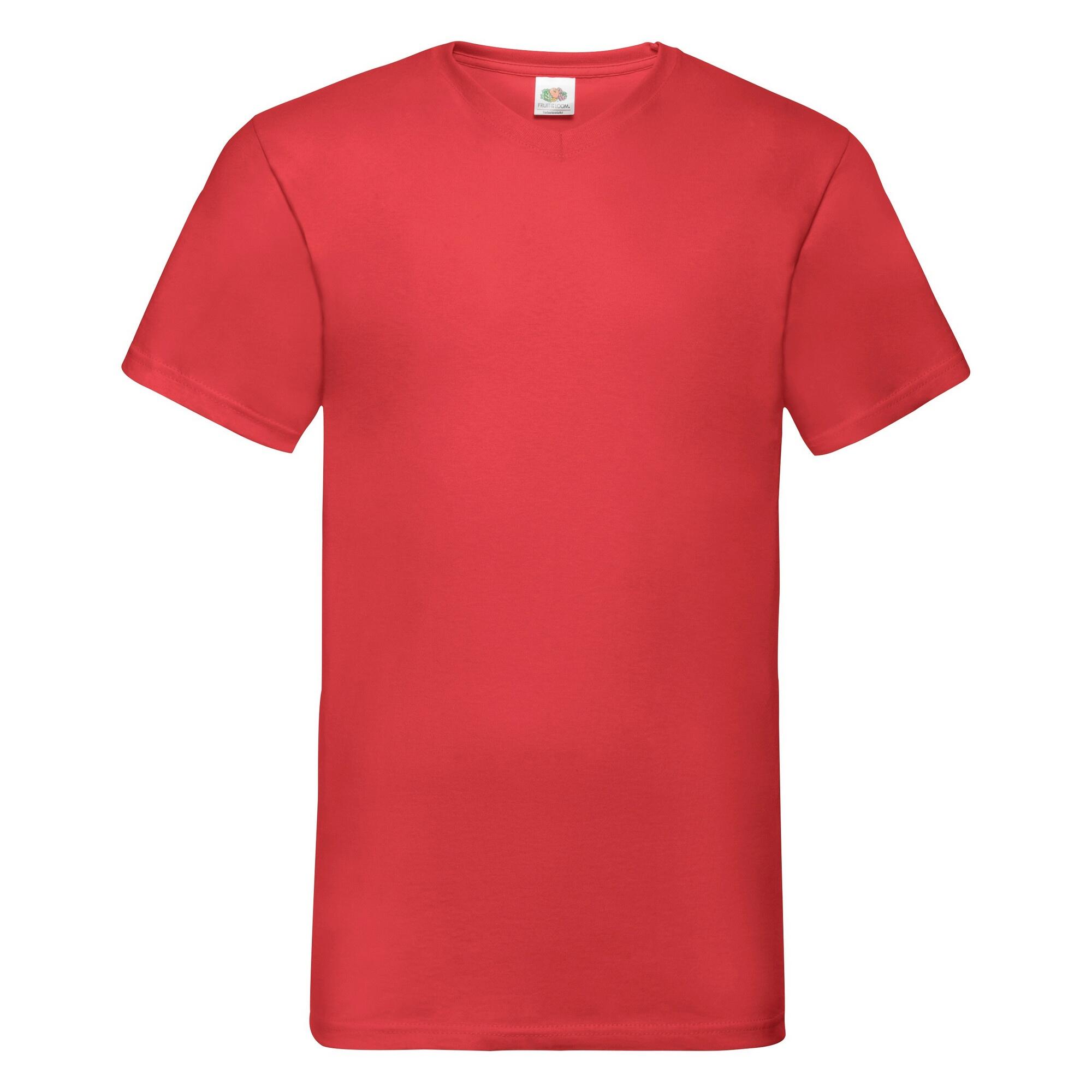 Fruit Of The Loom Mens Valueweight V-Neck, Short Sleeve T-Shirt