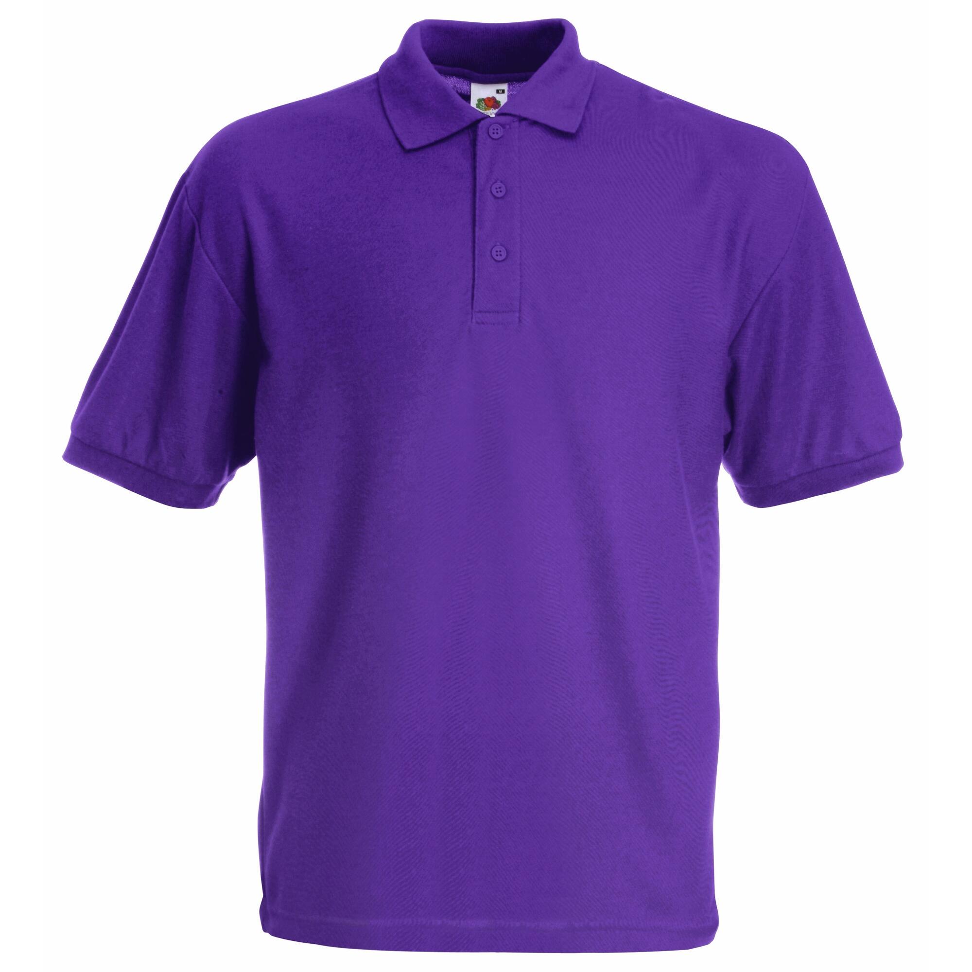 Fruit of the Loom Childrens/Kids Pique Short-Sleeved Polo Shirt