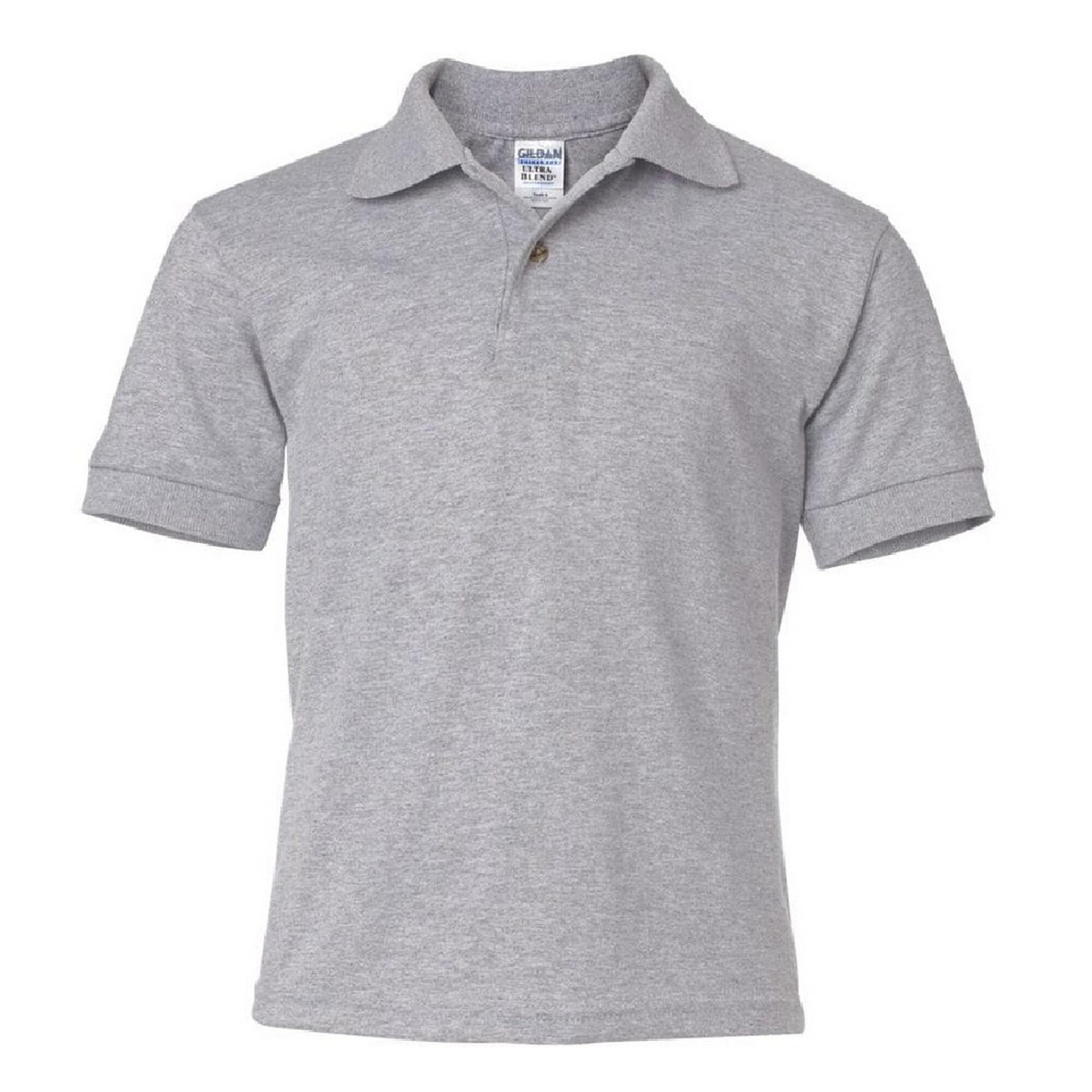 Gildan DryBlend Childrens Unisex Jersey Polo Shirt (Pack Of 2)