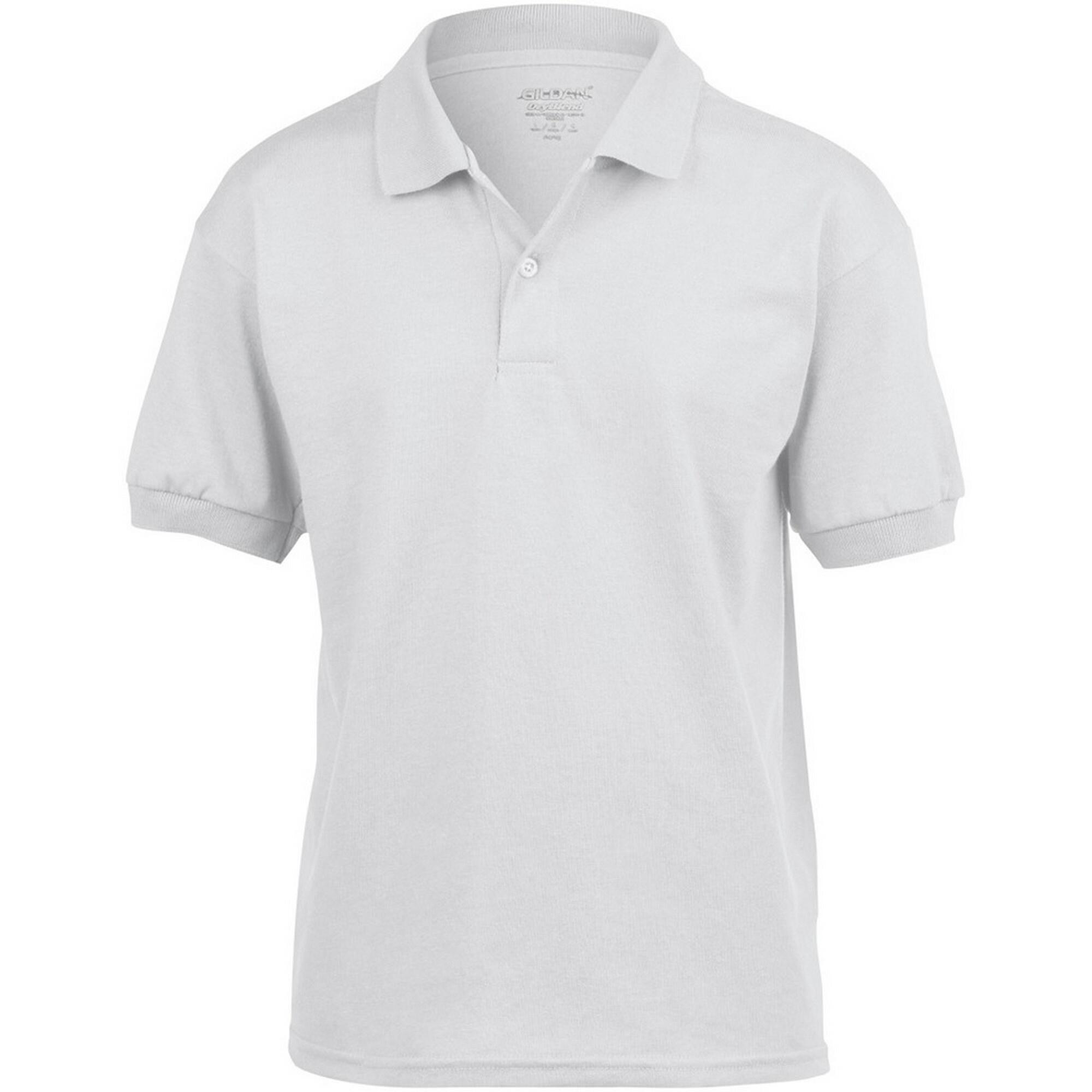 Gildan DryBlend Childrens Unisex Jersey Polo Shirt (Pack Of 2)