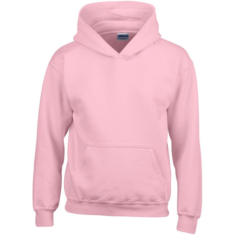 Gildan Heavy Blend Childrens Unisex Hooded Sweatshirt Top / Hoodie