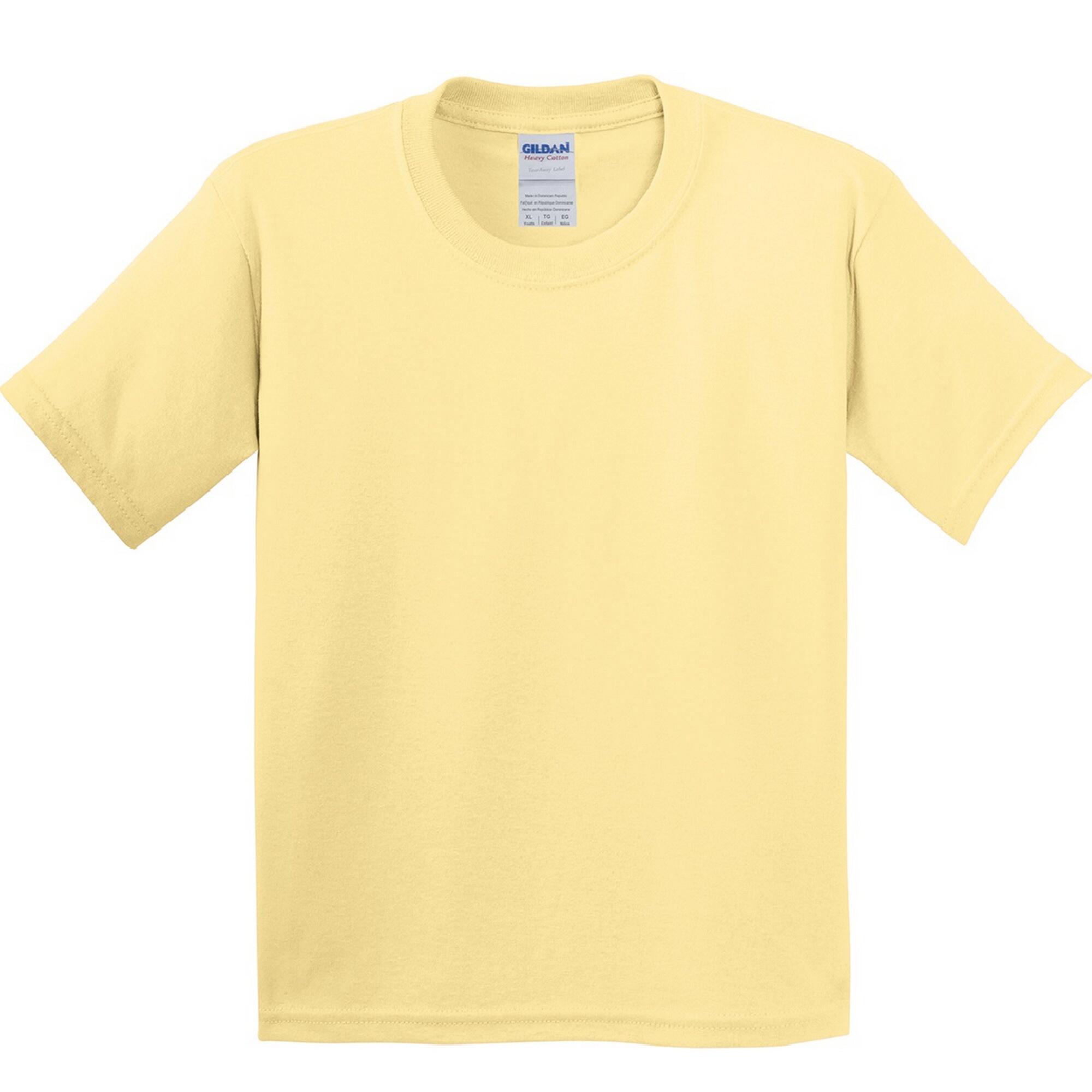 Gildan Childrens Unisex Heavy Cotton T-Shirt (Pack Of 2)