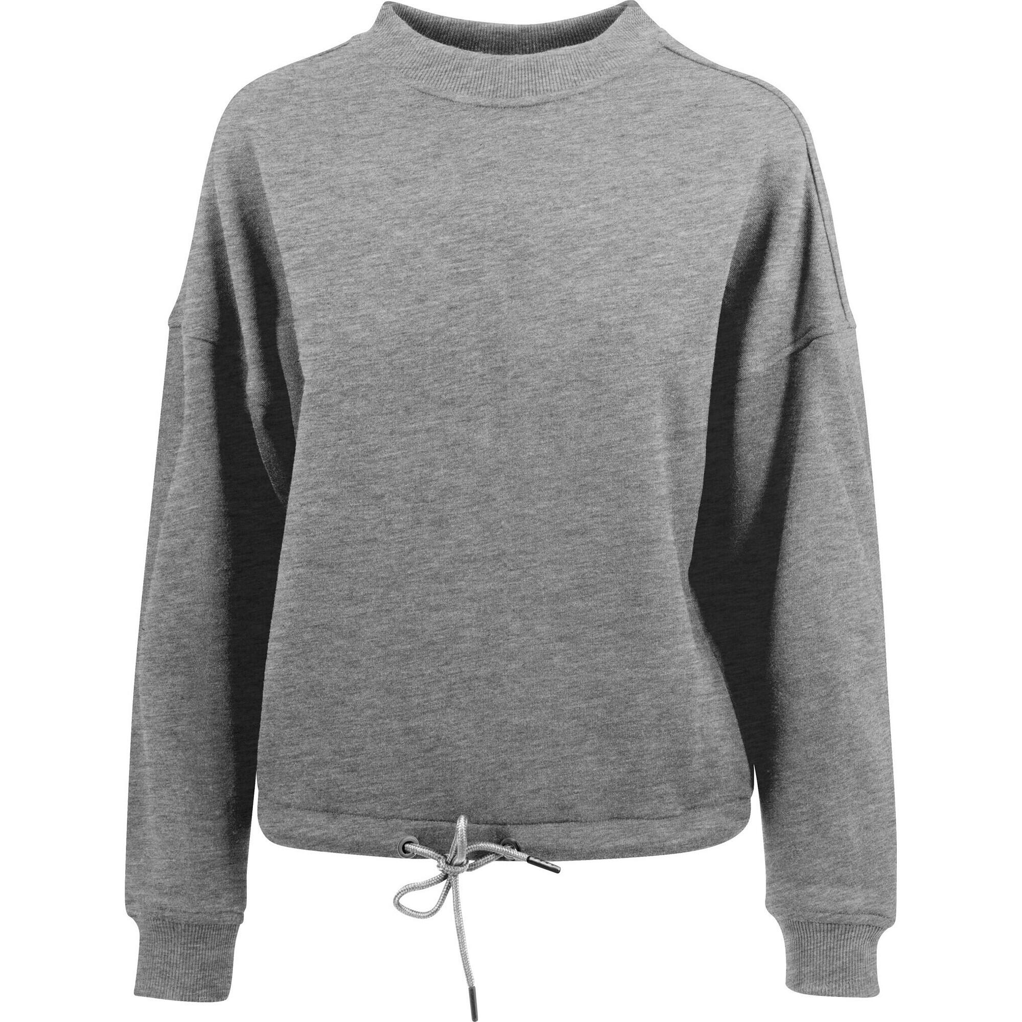 Build Your Brand Womens/Ladies Oversize Crew Neck Sweatshirt
