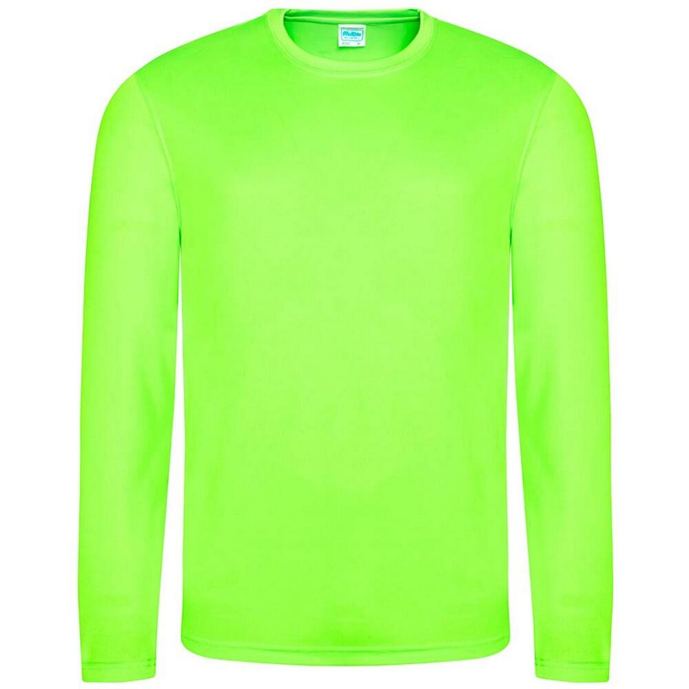 AWDis Cool Mens Moisture Wicking Long-Sleeved T-Shirt