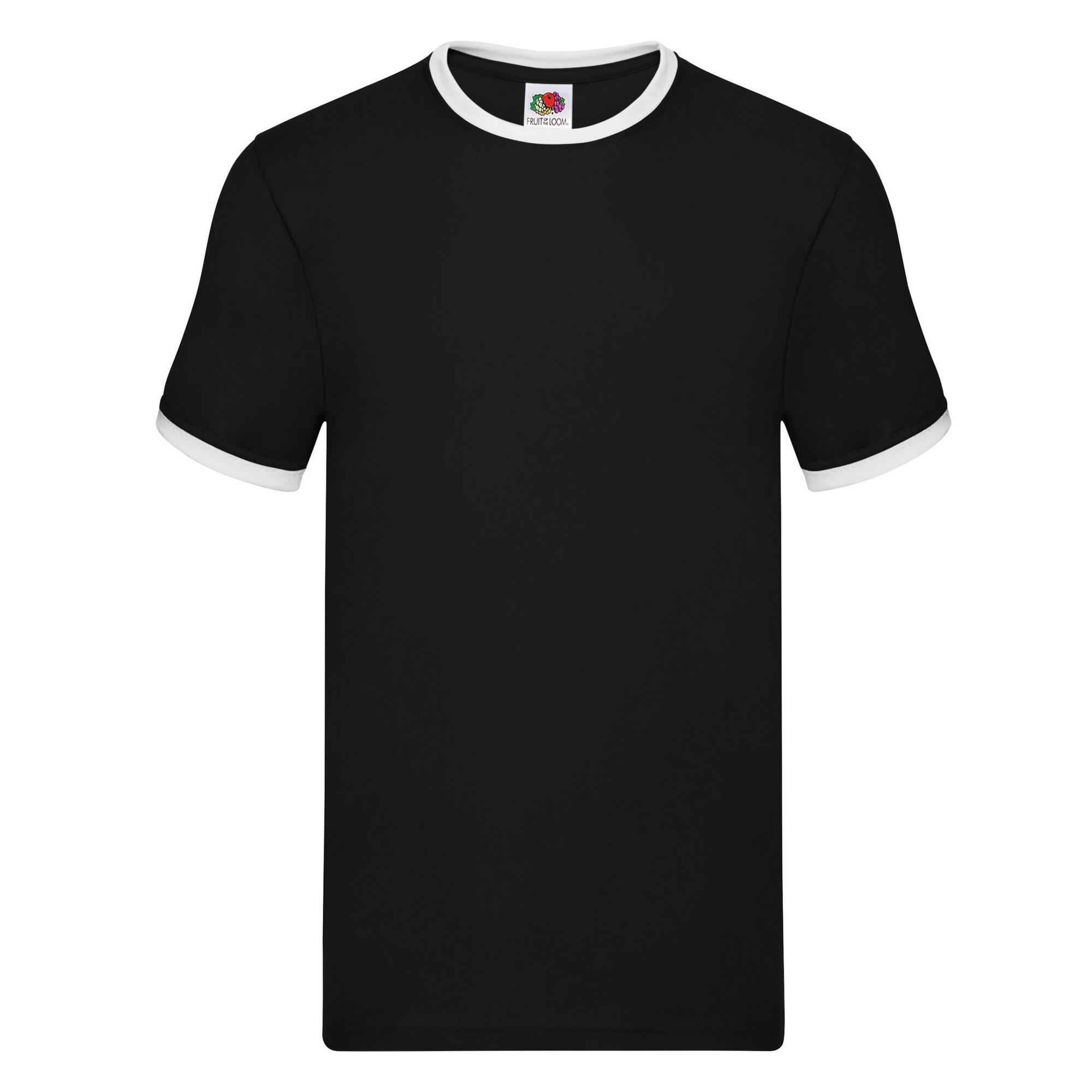 Fruit of the Loom Mens Ringer Contrast T-Shirt