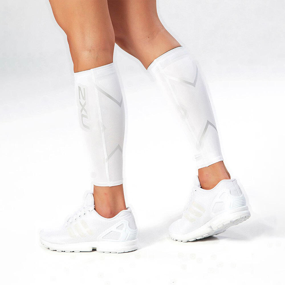 Manchon compressif 2XU Blanc 2/3