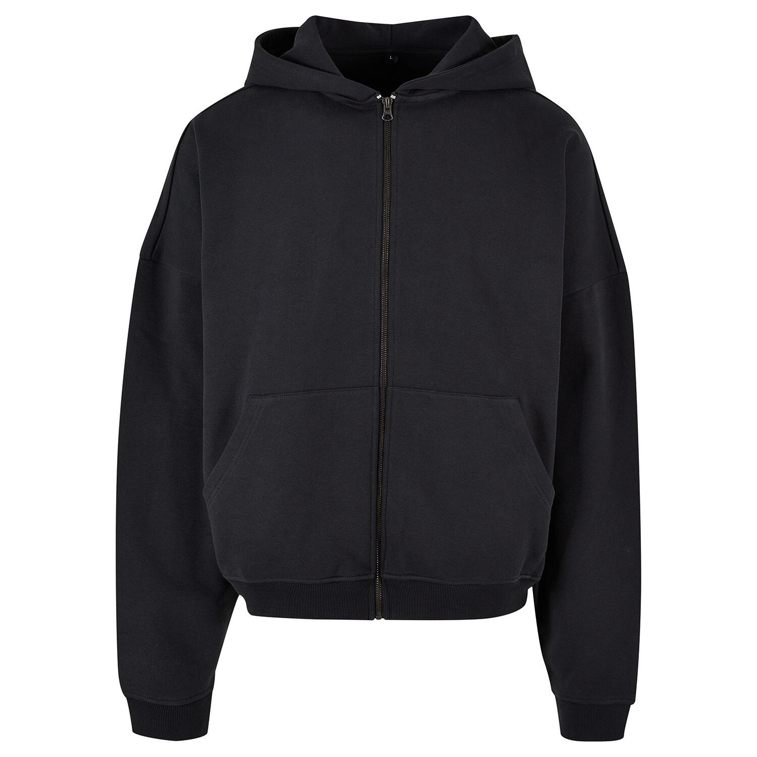 Build Your Brand Mens 90s Full Zip Hoodie