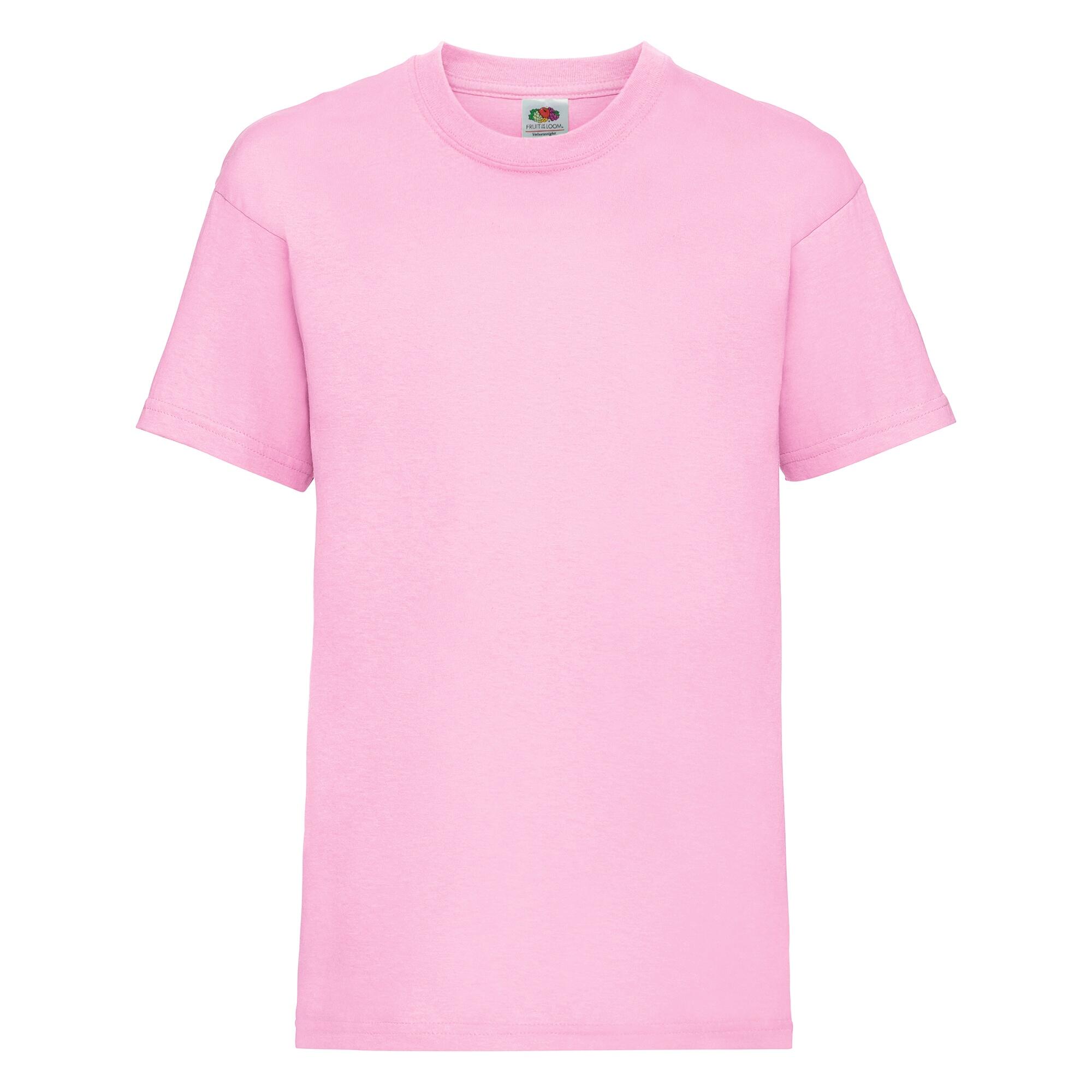Fruit Of The Loom Childrens/Kids Unisex Valueweight Short Sleeve T-Shirt (Pack