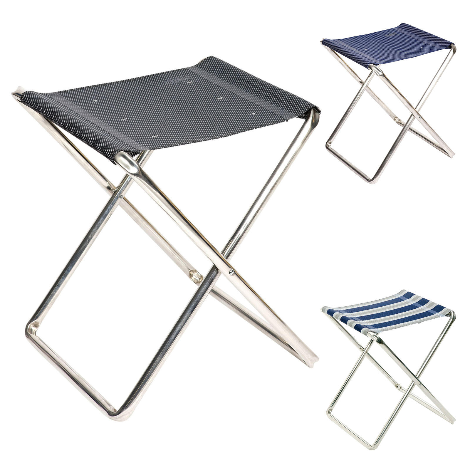 Mini taburete camping plegable AL302 Asiento pesca Reposapiés 3/5