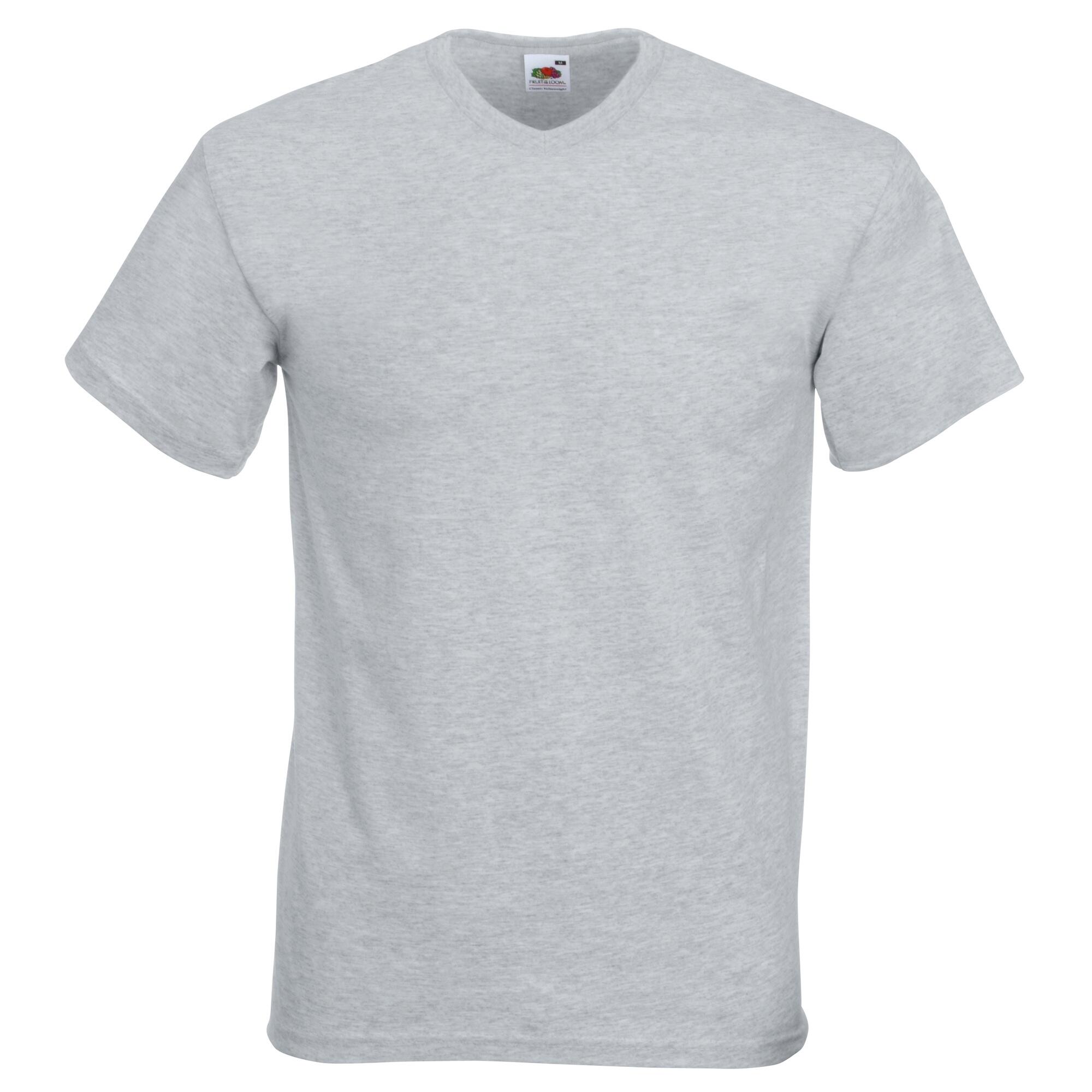 Fruit Of The Loom Mens Valueweight V-Neck, Short Sleeve T-Shirt