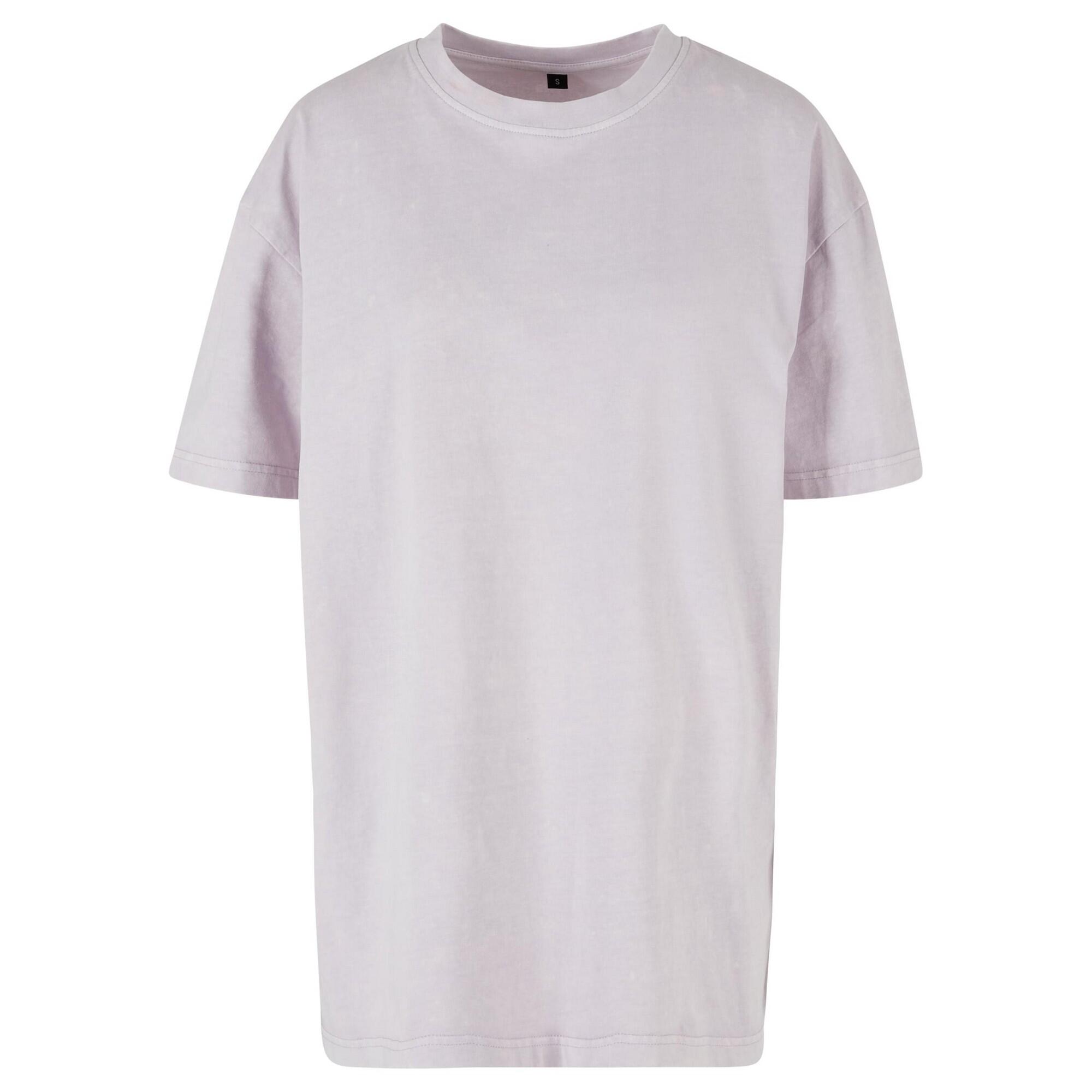 Build Your Brand Womens/Ladies Acid Wash Oversized T-Shirt