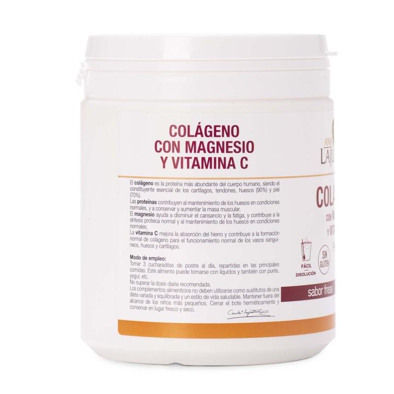 COLAGENO CON MAGNESIO + VIT.C Sabor fresa (350 gr) - Polvo