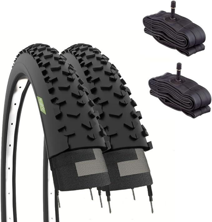 ECOVELO 2 Copertoni 29 x 2.25 (57-622) + camere, pneumatici bici 29 x 2.25 tassellati EV