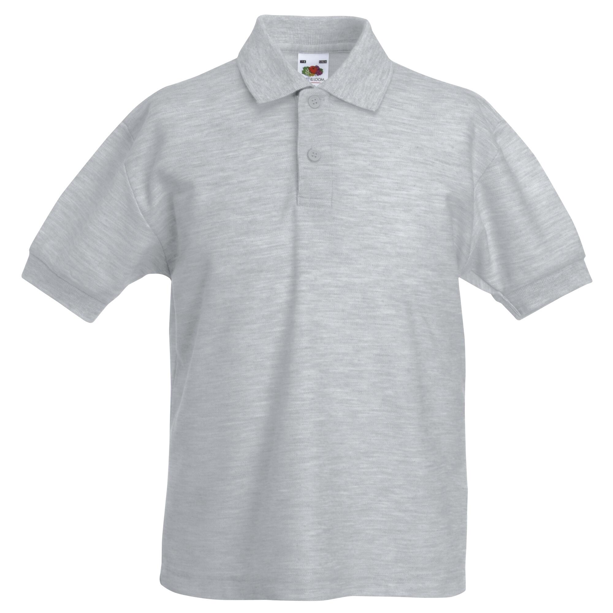 Fruit of the Loom Childrens/Kids Pique Short-Sleeved Polo Shirt
