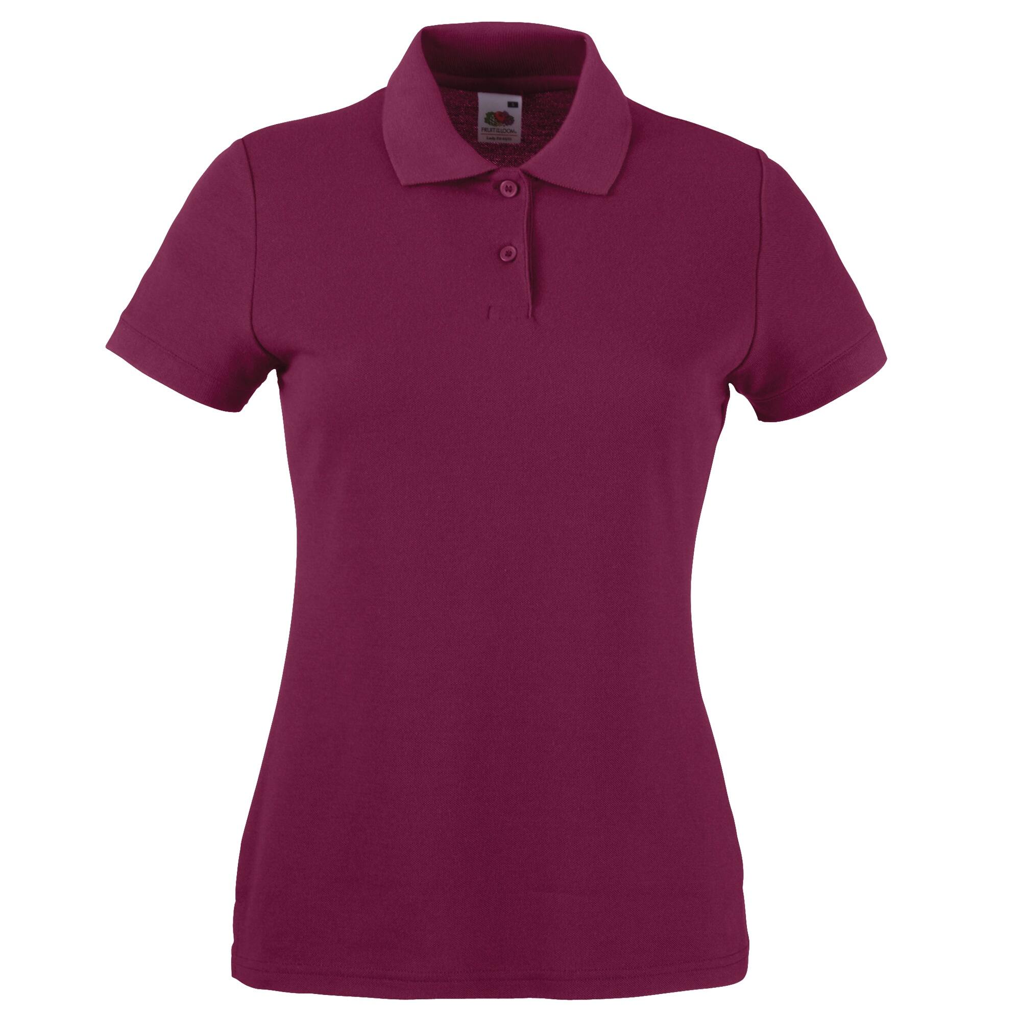 Fruit Of The Loom Womens/Ladies Lady Fit Short-Sleeved Polo Shirt