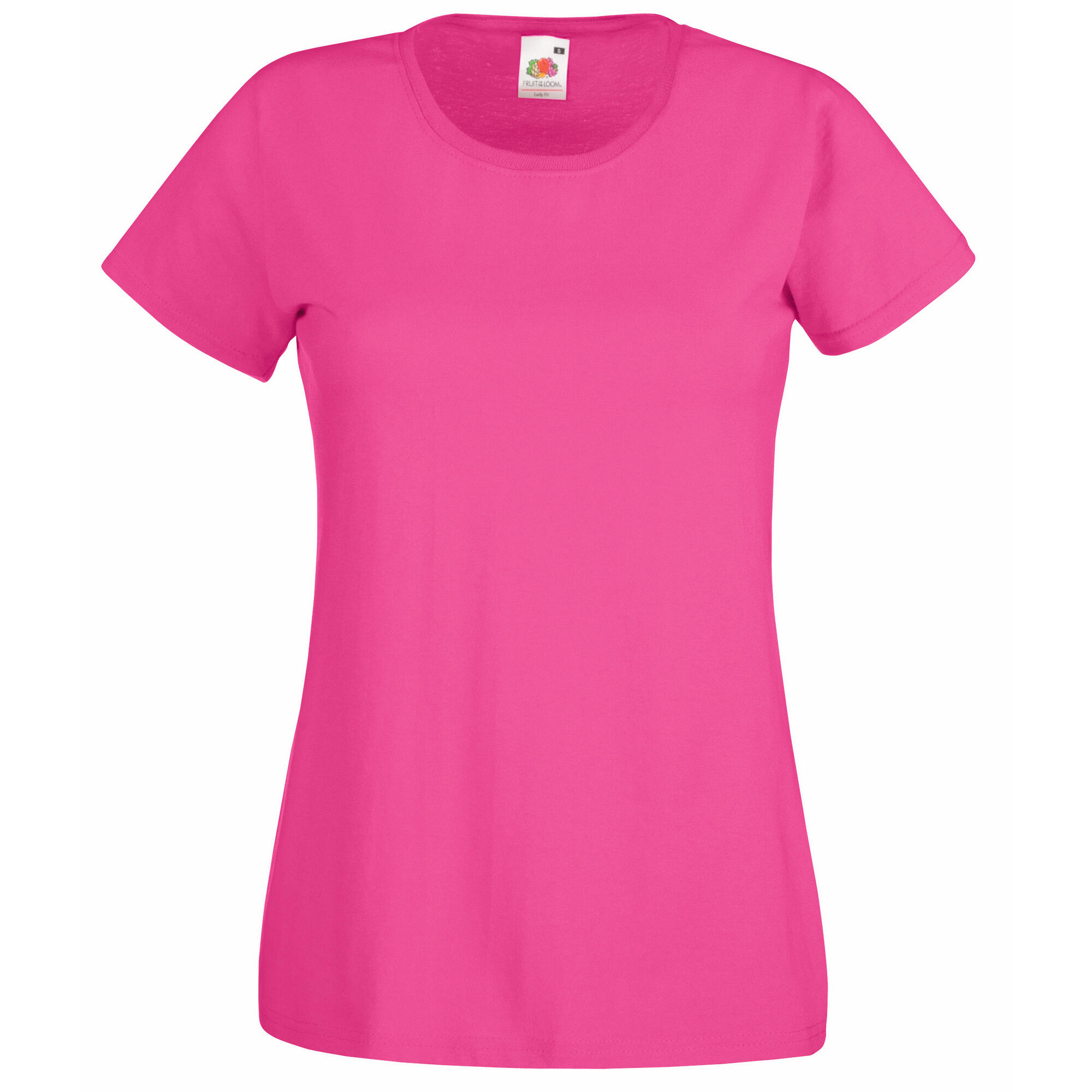 Fruit Of The Loom Ladies/Womens Lady-Fit Valueweight Short Sleeve T-Shirt (Pack