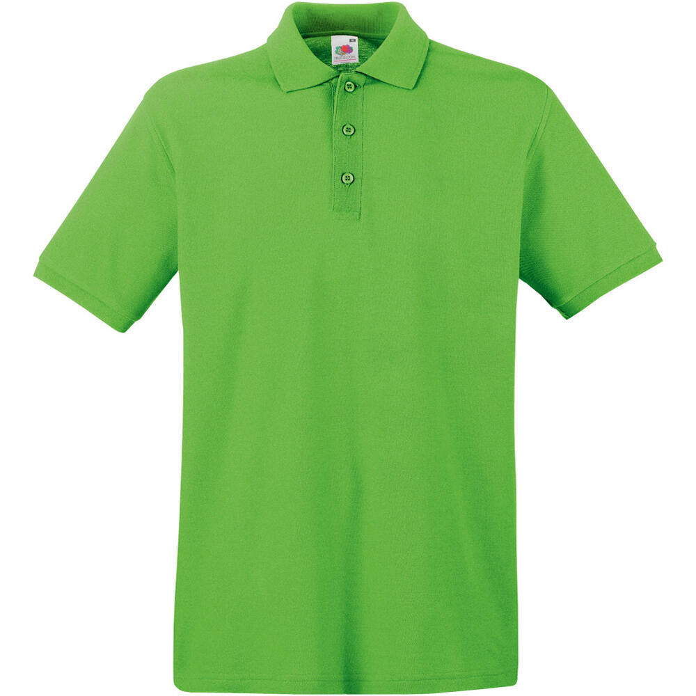 Fruit Of The Loom Premium Mens Short Sleeve Polo Shirt