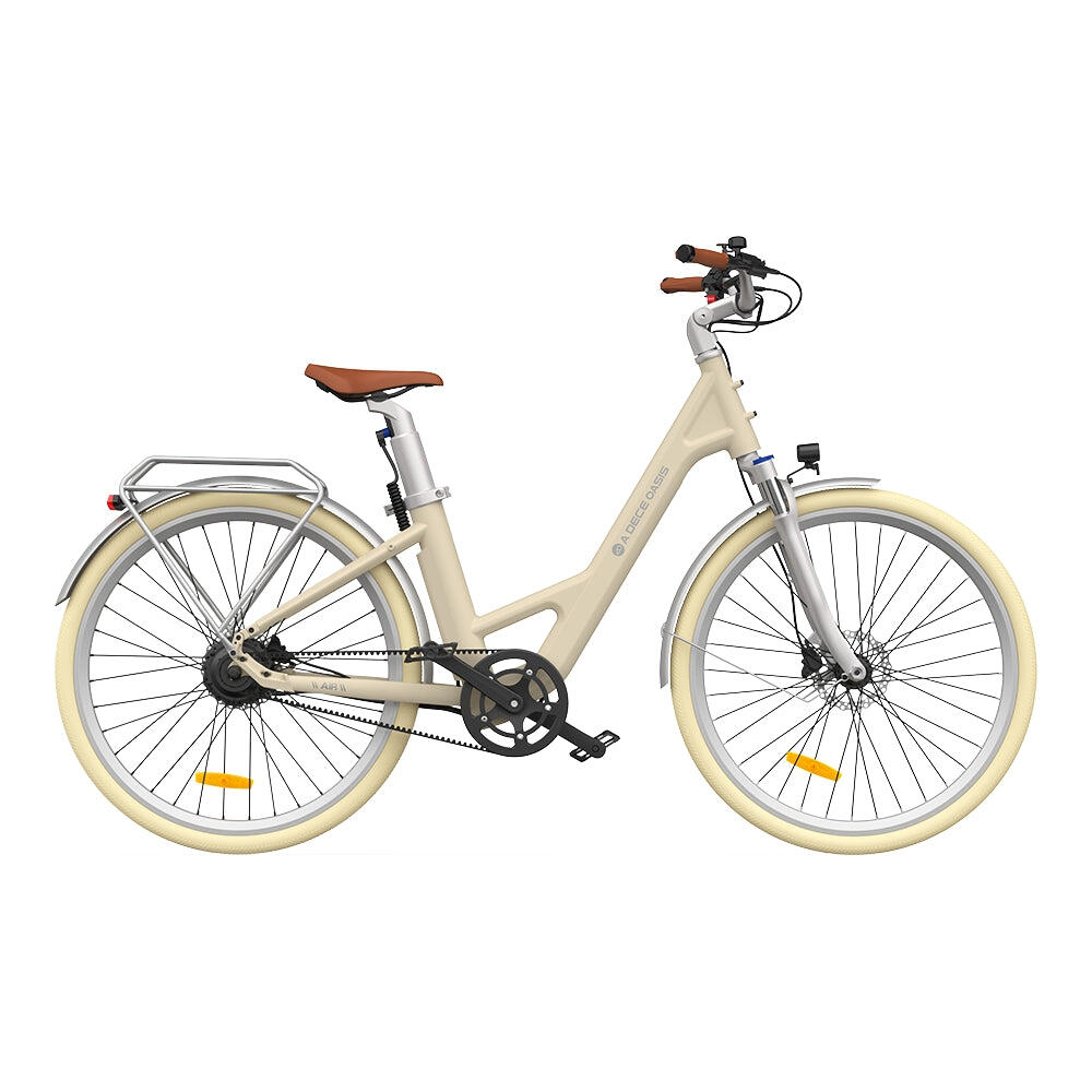 Ado E-bikes - Ado Air 28 Pro - Vélo Électrique 100km - Freins Disque Hydrauliques - Vélo Ville - Beige - No Size - Decathlon