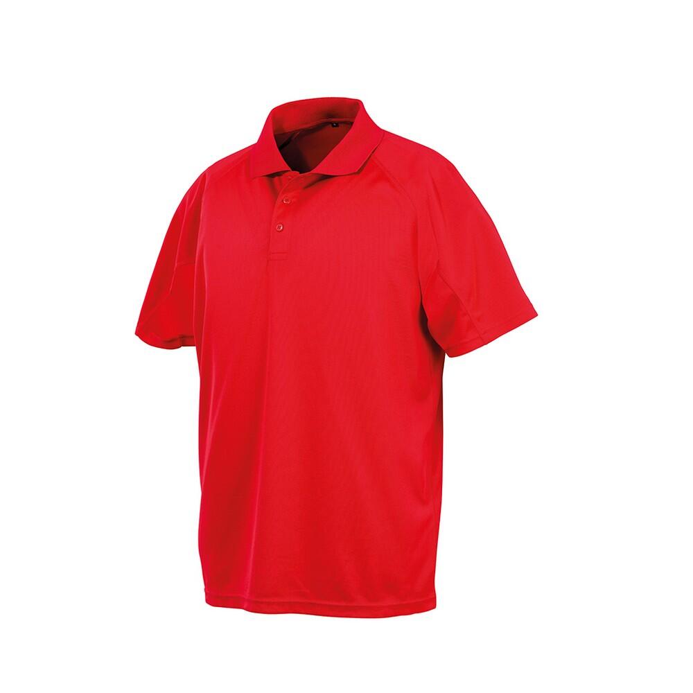 Spiro Impact Mens Performance Aircool Polo T-Shirt