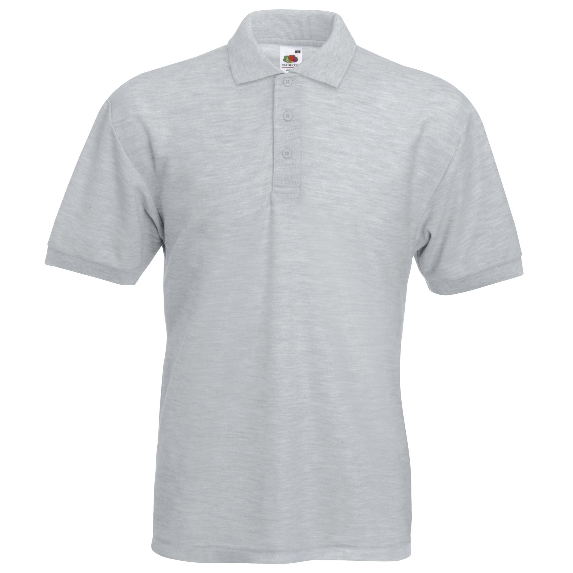 Fruit Of The Loom Mens 65/35 Pique Short Sleeve Polo Shirt