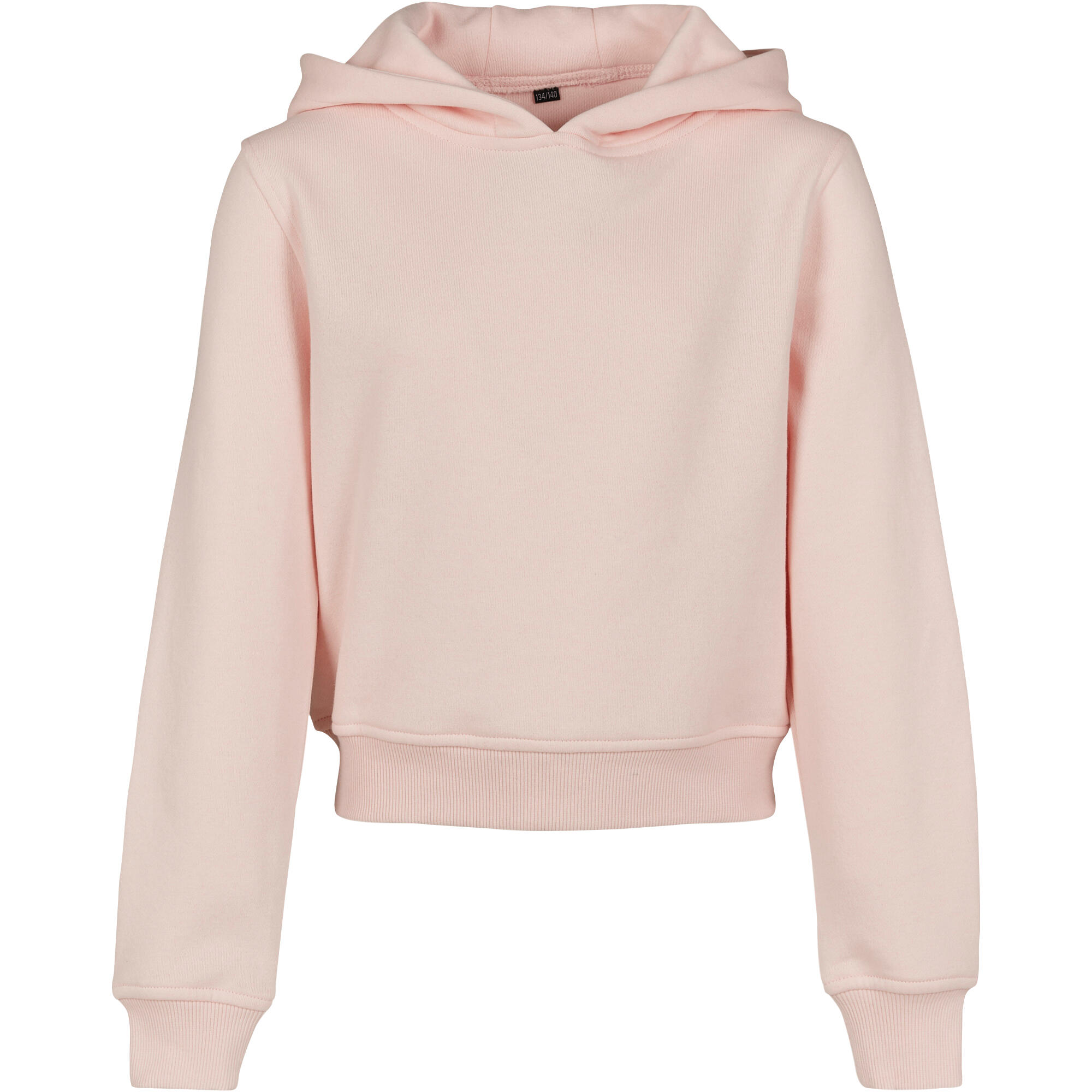Build Your Brand Girls Cropped Hoodie
