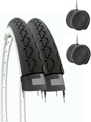 2 copertoni 24x1 3/8 (37-540) +camere. pneumatici bambina 24 x 1 3/8 citybike EV