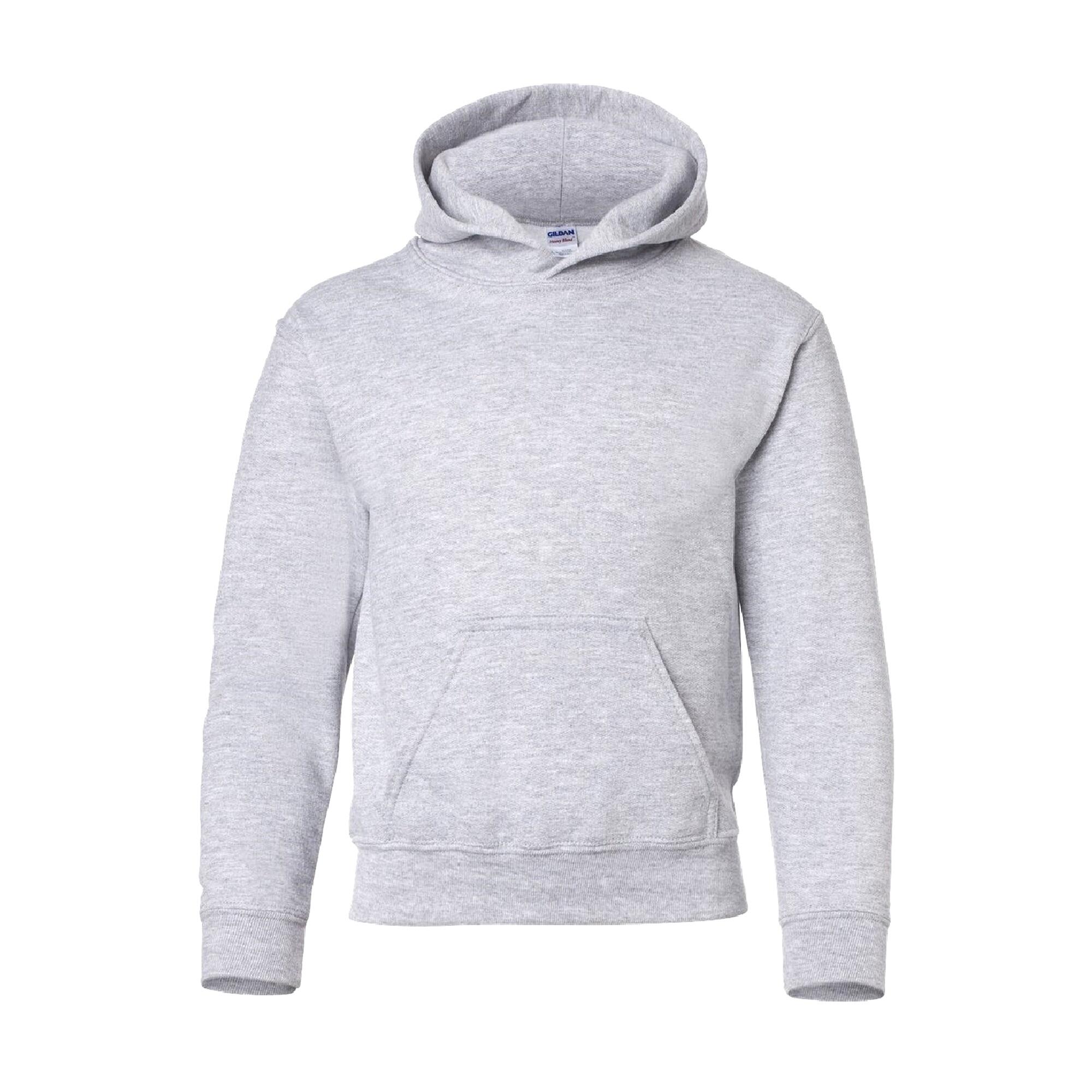 Gildan Heavy Blend Childrens Unisex Hooded Sweatshirt Top / Hoodie