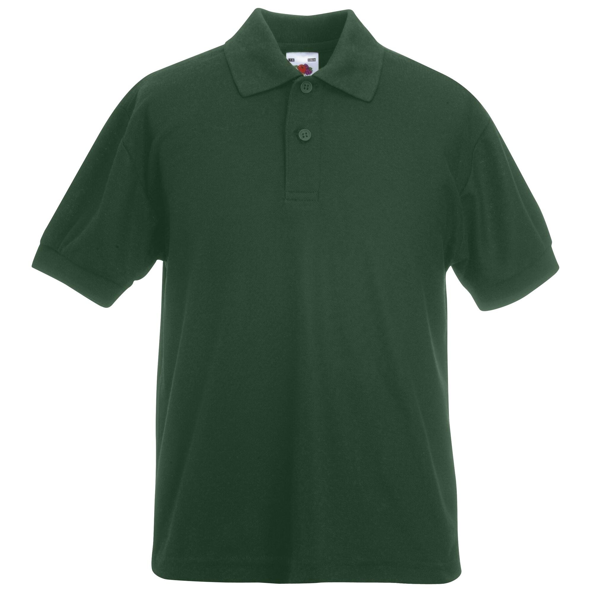 Fruit Of The Loom Childrens/Kids Unisex 65/35 Pique Polo Shirt (Pack of 2)