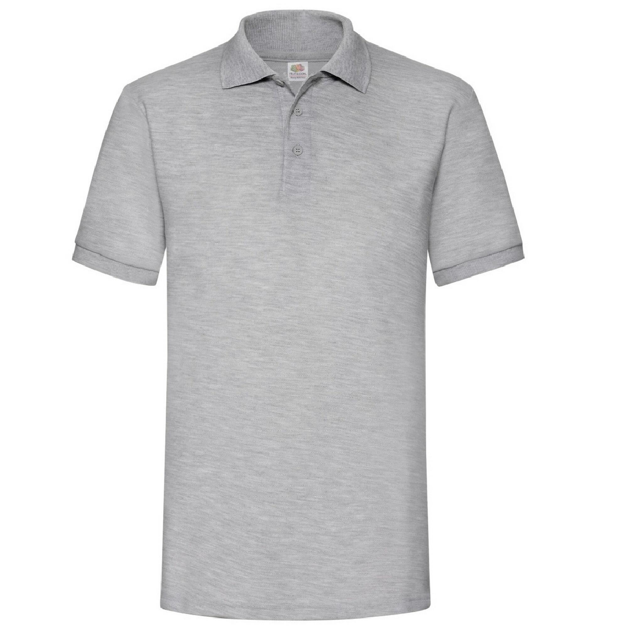 Fruit Of The Loom Mens 65/35 Heavyweight Pique Short Sleeve Polo Shirt