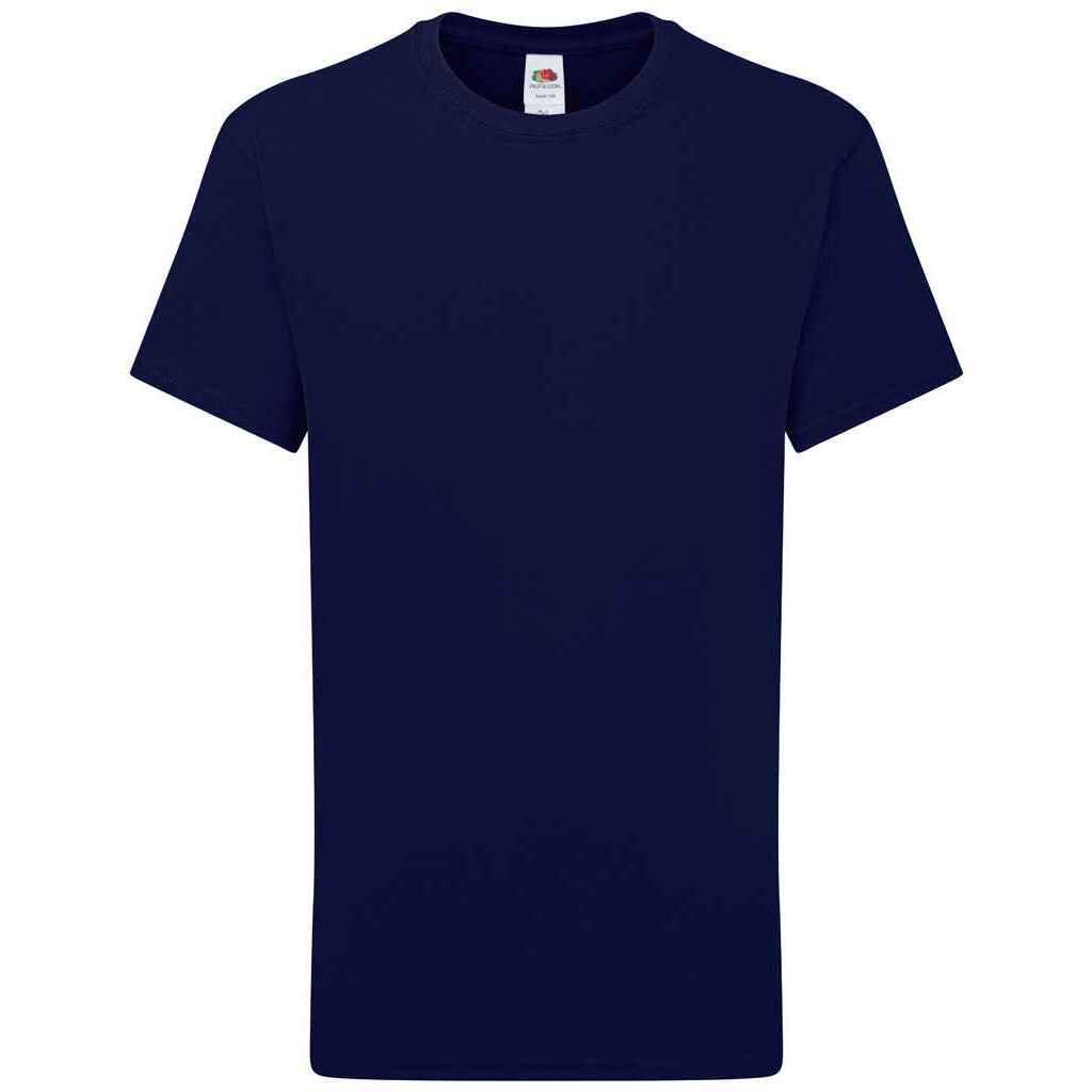 Fruit of the Loom Childrens/Kids Iconic 195 Plain T-Shirt