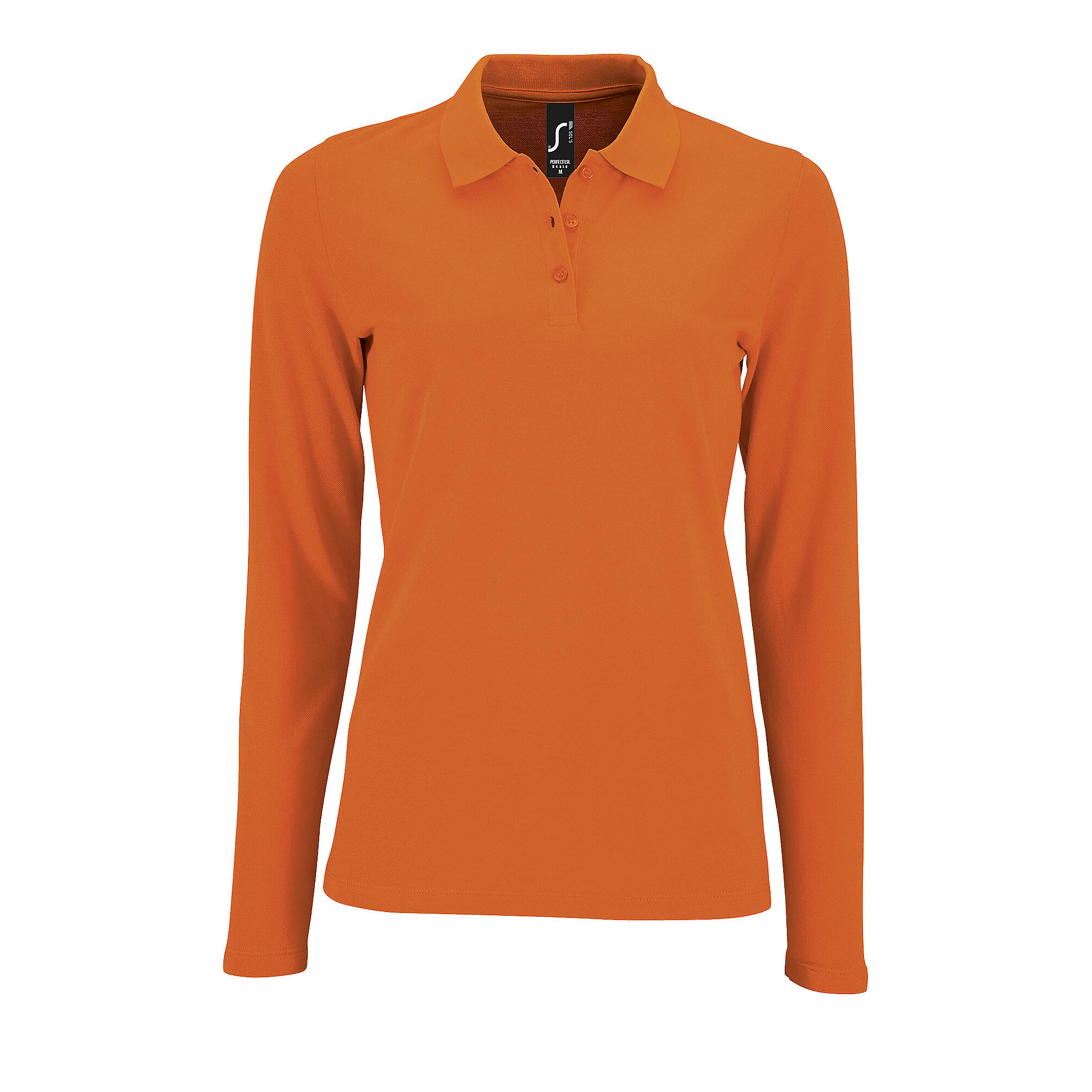 SOLS Womens/Ladies Perfect Long Sleeve Pique Polo Shirt