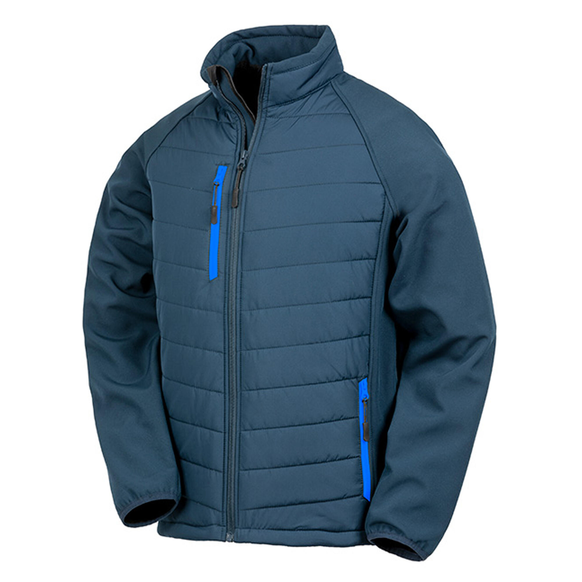 Result Mens Black Compass Padded Soft Shell Jacket