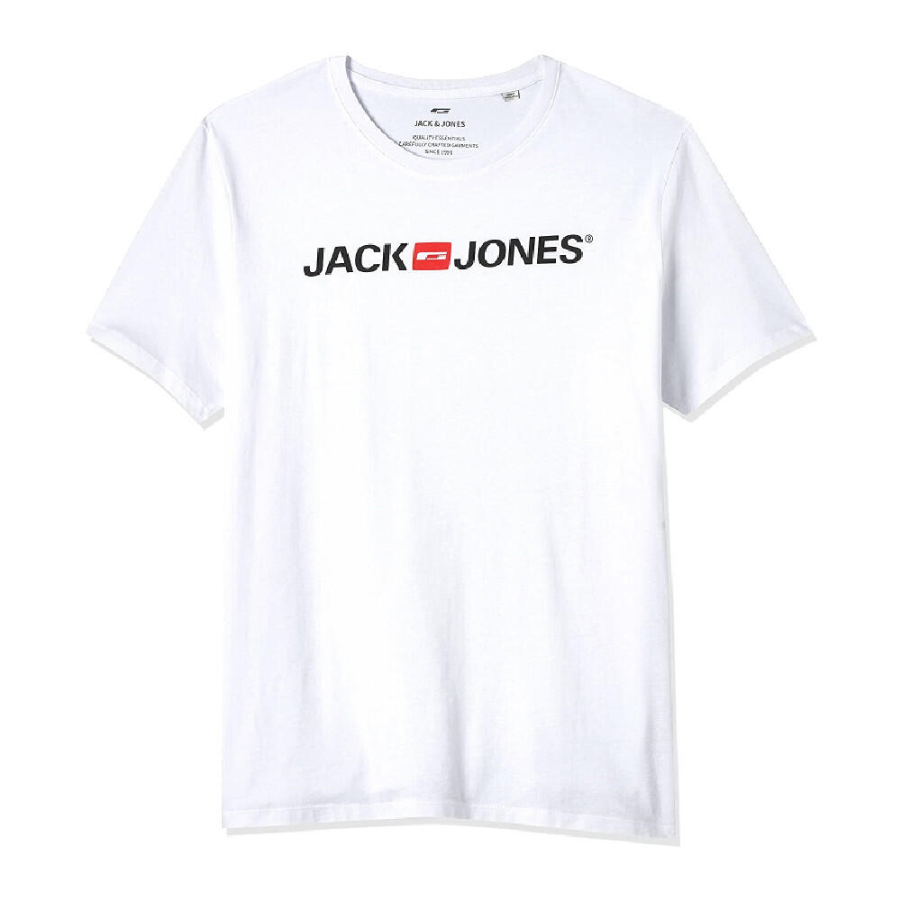 Maglia a Maniche Corte Uomo Jack & Jones  12137126  Bianco 1/5