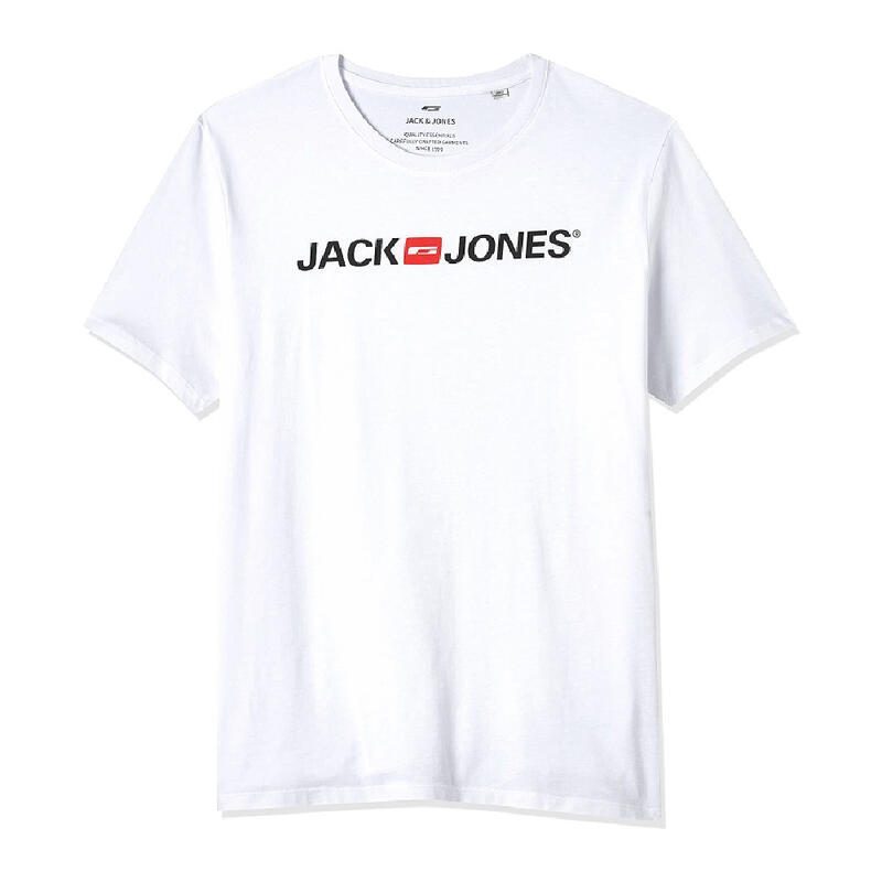 Maglia a Maniche Corte Uomo Jack & Jones  12137126  Bianco