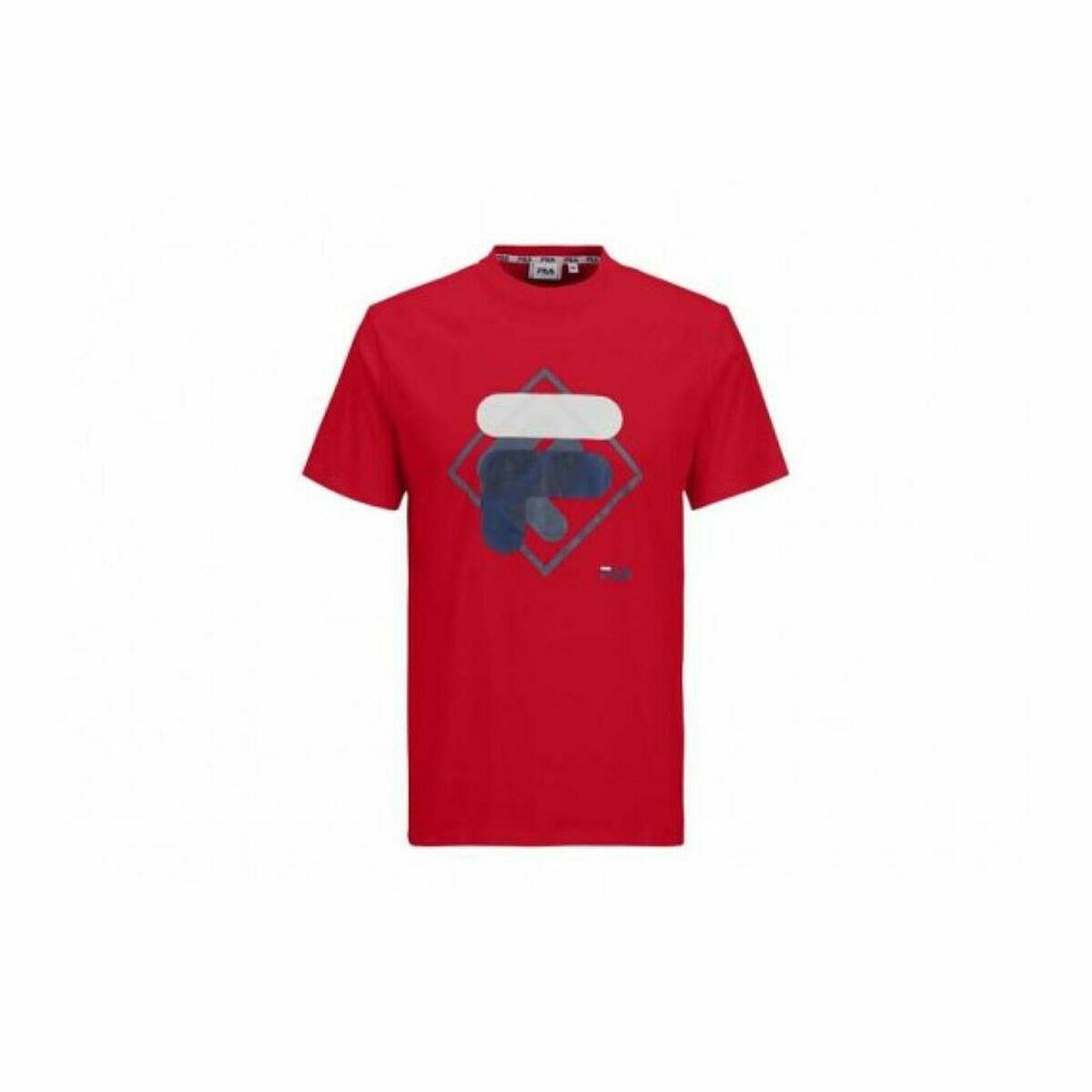 T-shirt à manches courtes homme Fila FAM0447 30002 Rouge 2/4