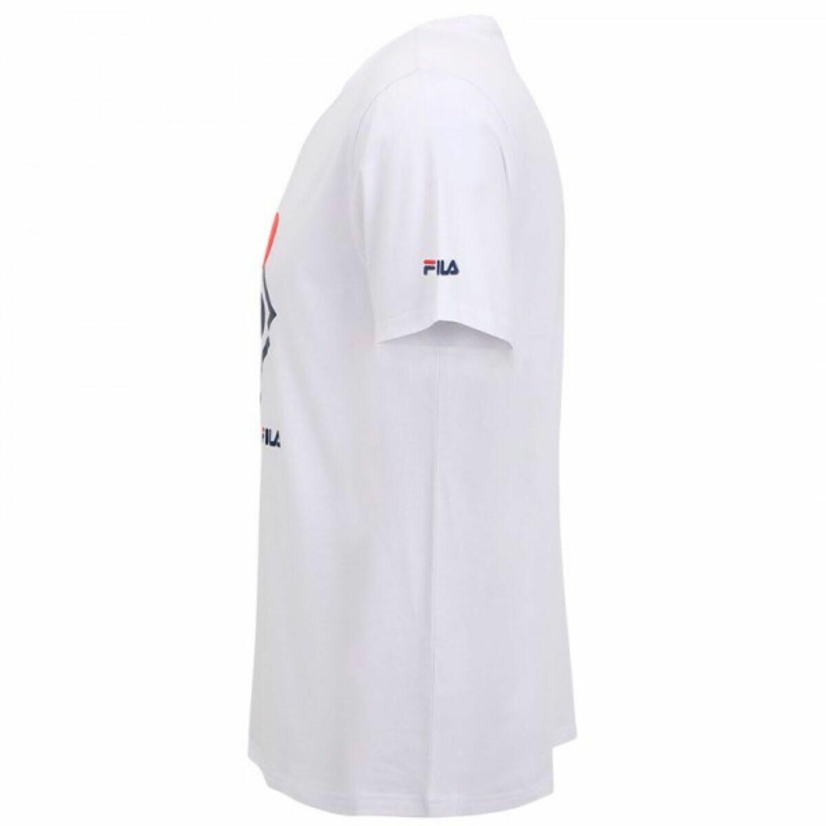 T shirt à manches courtes Enfant Fila FAT0340 10001 Blanc 3/5