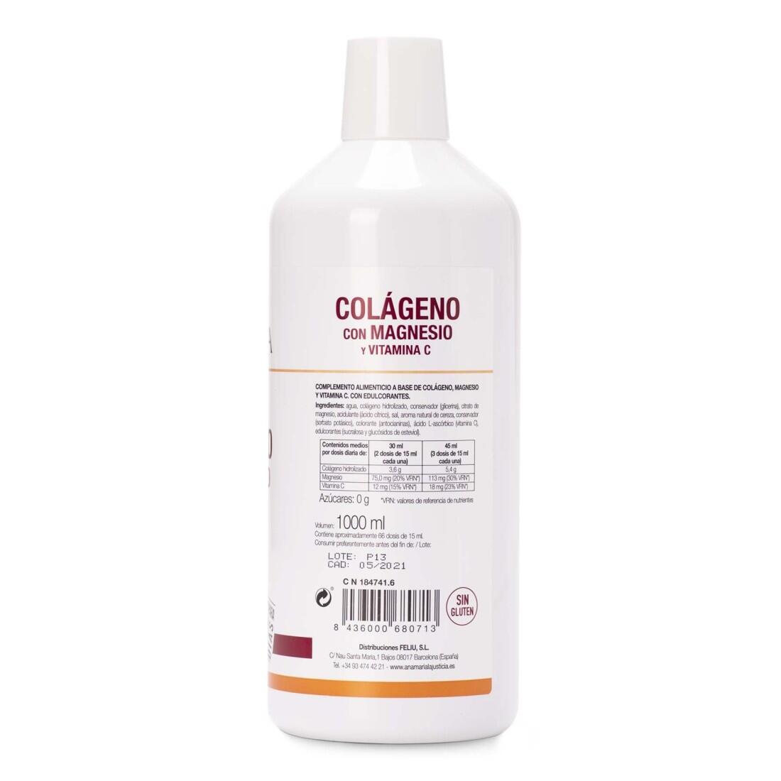 COLAGENO CON MAGNESIO + VIT.C Sabor cereza (1L) - Líquido 2/4