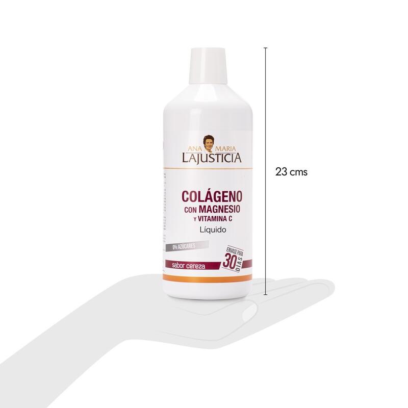 COLAGENO CON MAGNESIO + VIT.C Sabor cereza (1L) - Líquido