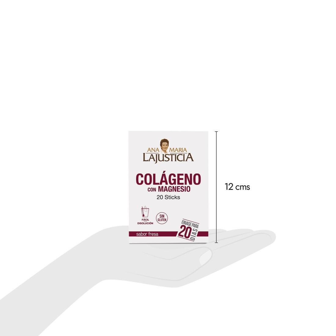 COLAGENO CON MAGNESIO Sabor fresa (20 sticks) 2/3