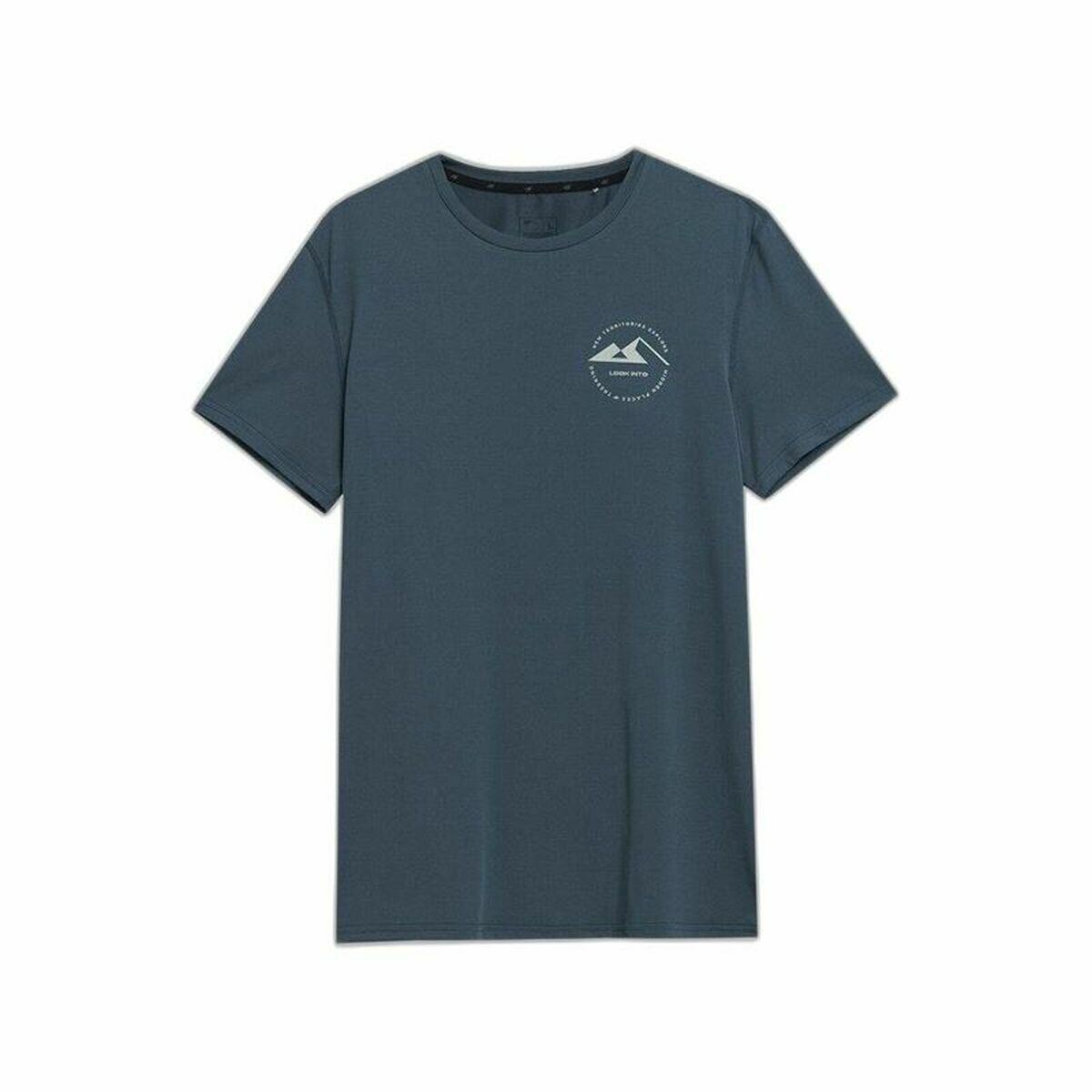 T-shirt à manches courtes homme 4F Fnk M210 Bleu foncé 2/5