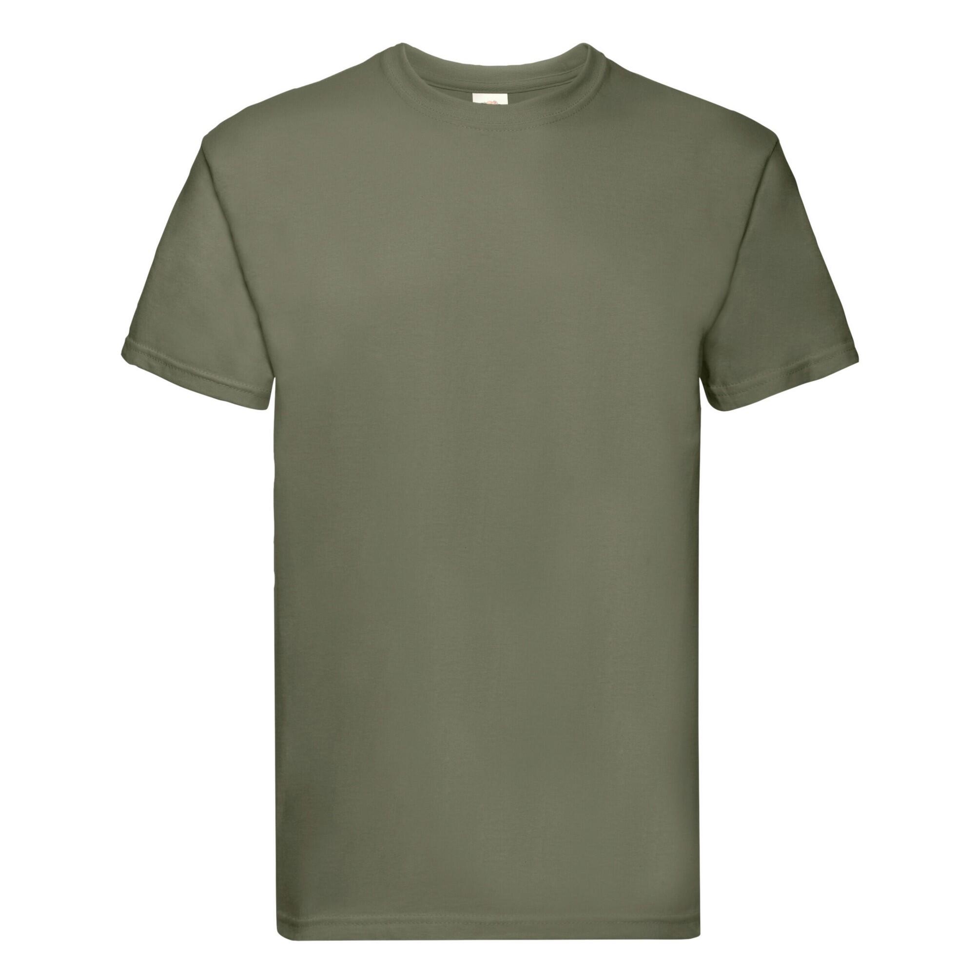 Fruit of the Loom Unisex Adult Super Premium Plain T-Shirt