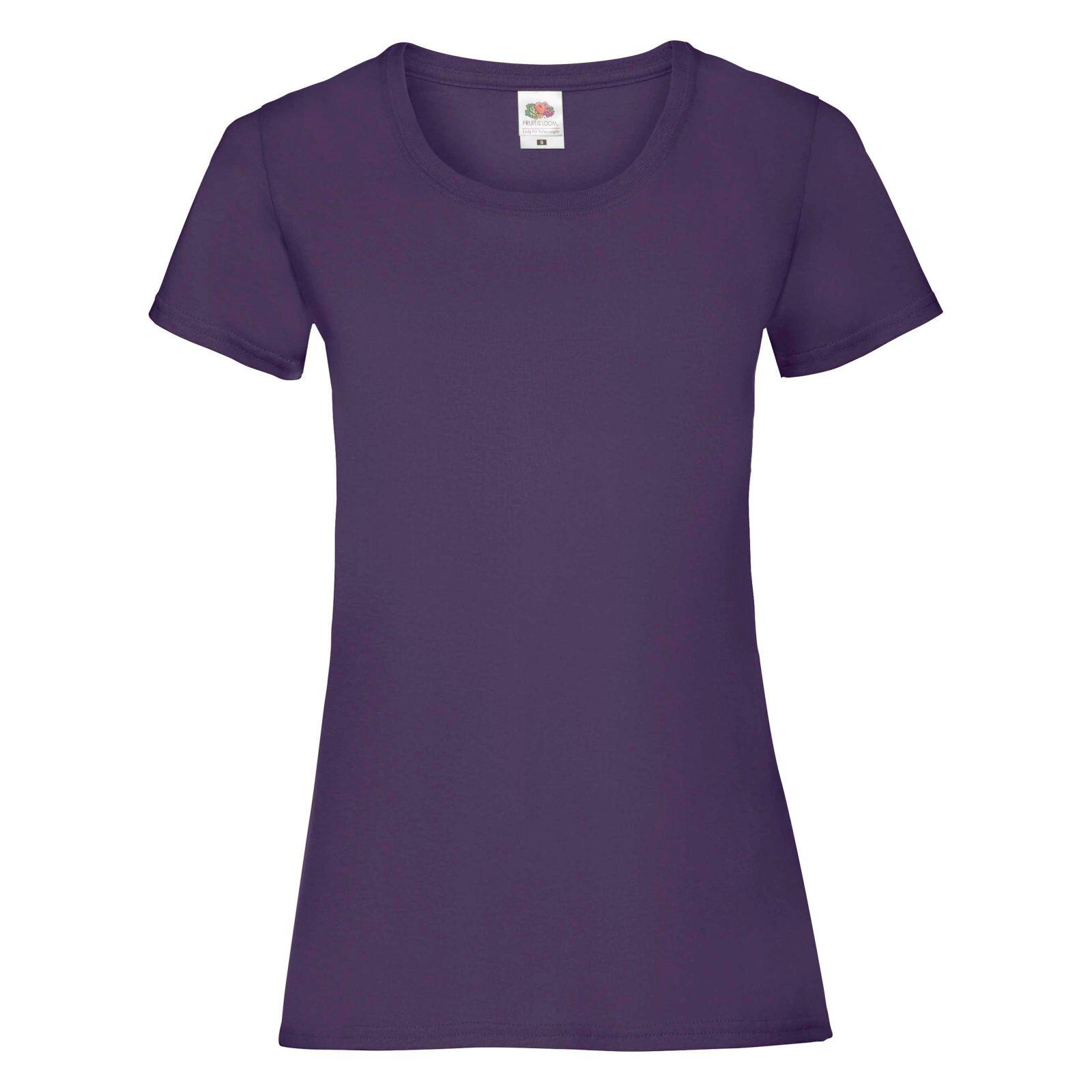 Fruit Of The Loom Ladies/Womens Lady-Fit Valueweight Short Sleeve T-Shirt (Pack