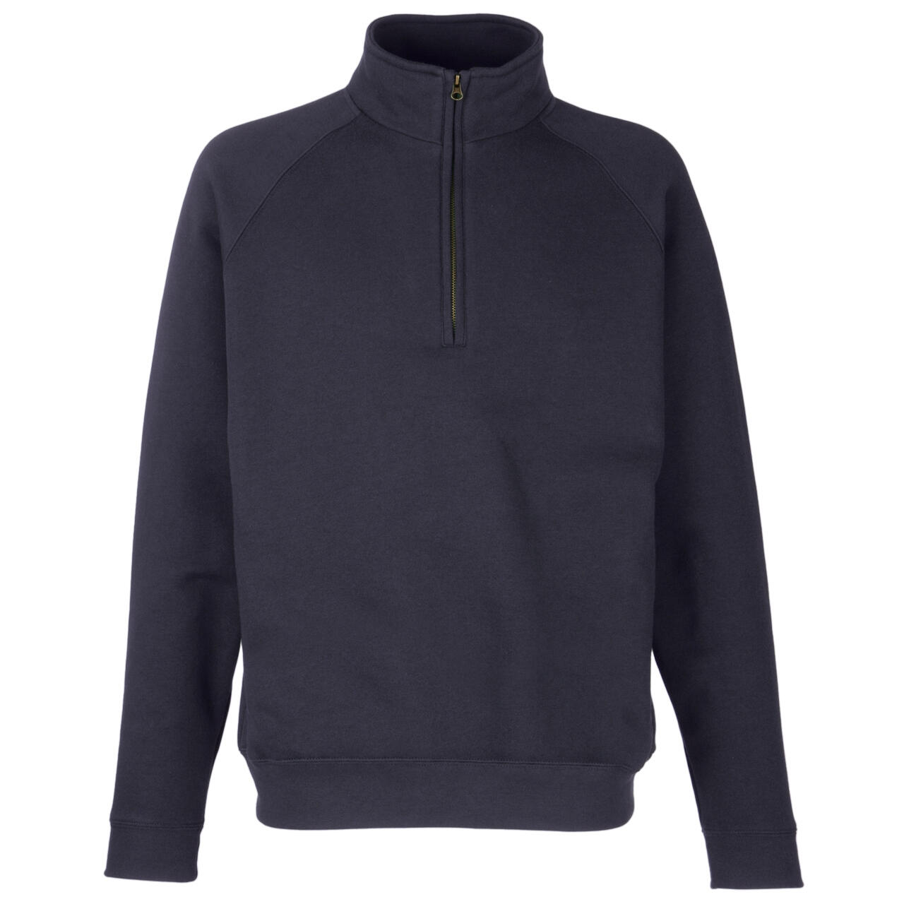 Fruit of the Loom Adults Unisex Classic Zip Neck Sweatshirt