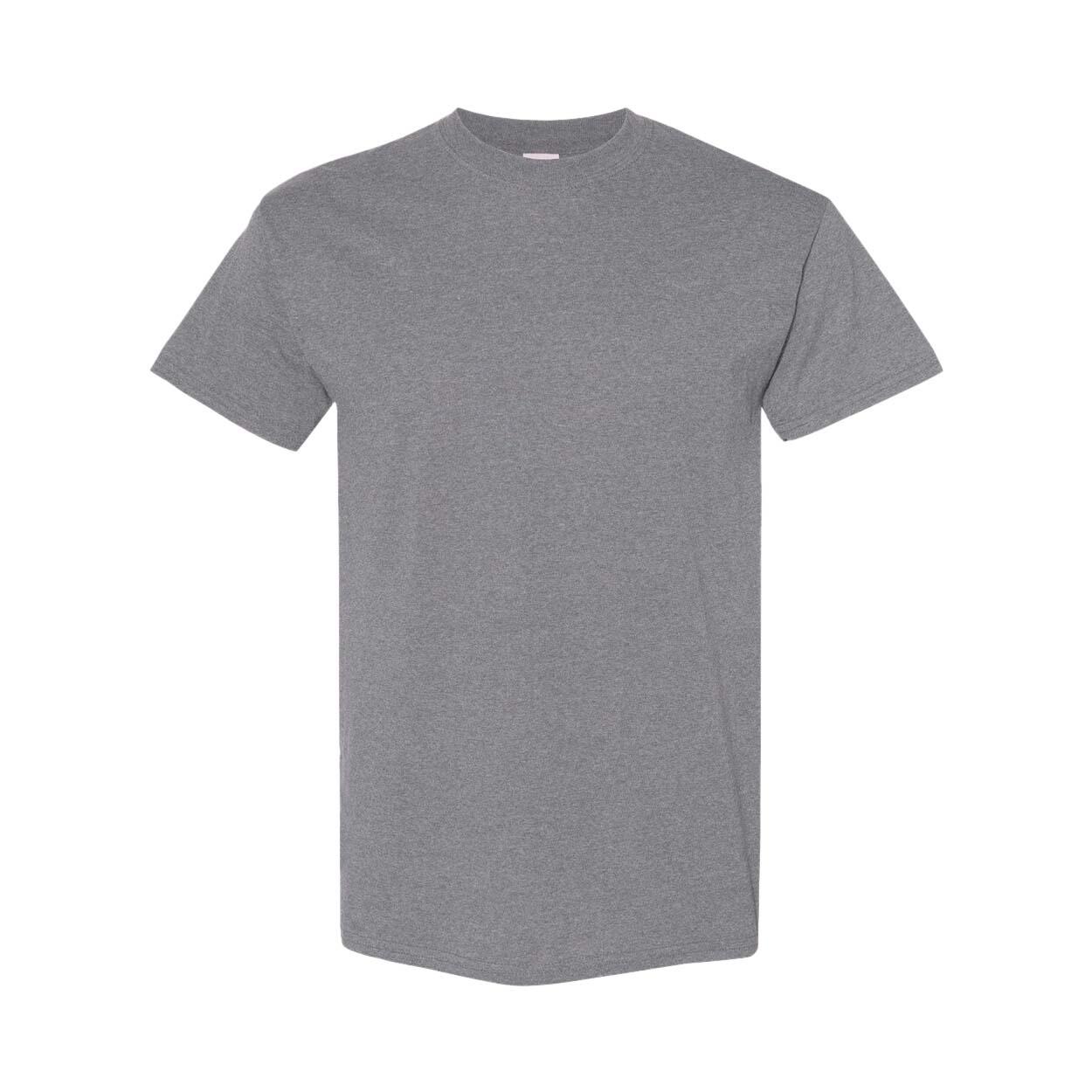 Gildan Mens Heavy Cotton Short Sleeve T-Shirt (Pack Of 5)